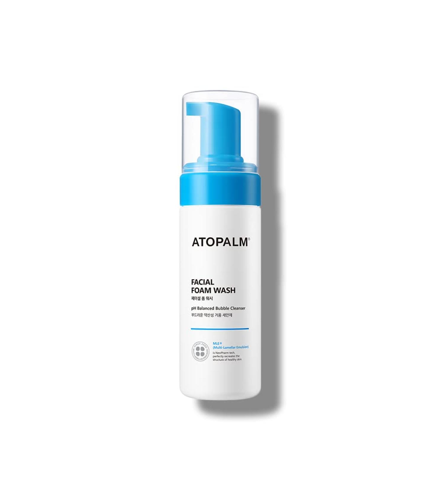 Atopalm Facial Foam Wash 5 fl oz - Gentle Cleansing for Sensitive Skin - Buy Online on SooperMarket.com