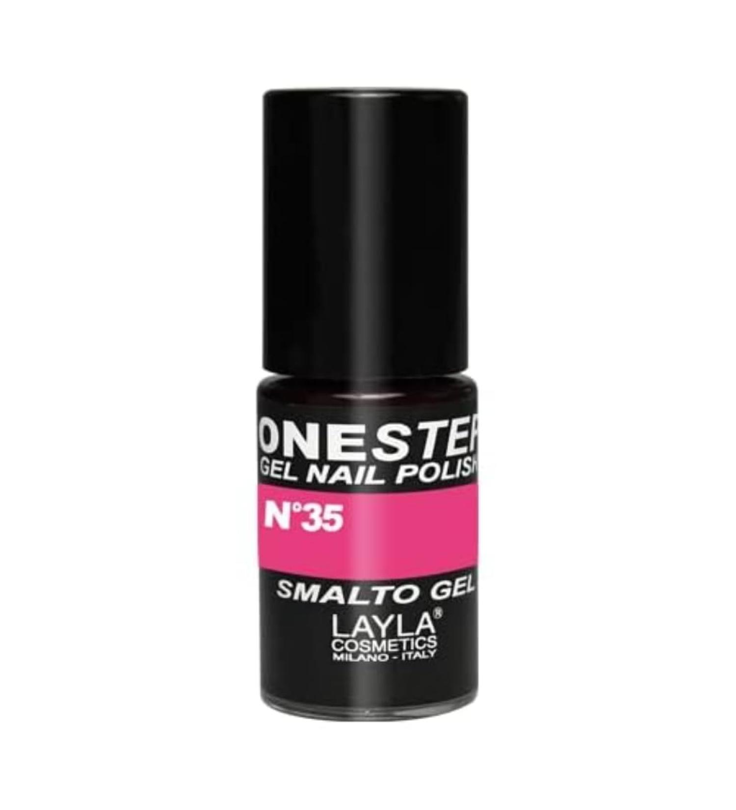 Layla Cosmetics One Step Gel Nagellack strike fluo 1Pack (1 x 0.005 L)