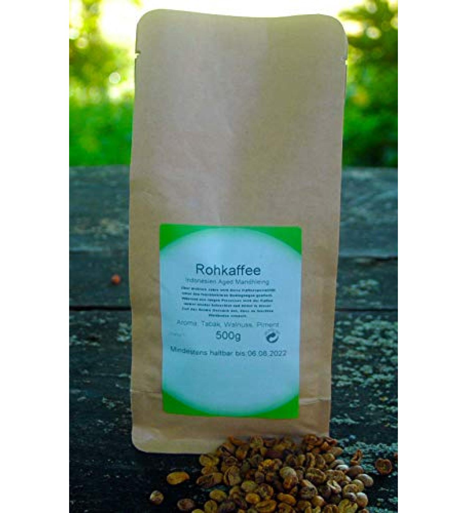 Naturix24 Green Coffee from Indonesia Aged Mandhleing 500g
