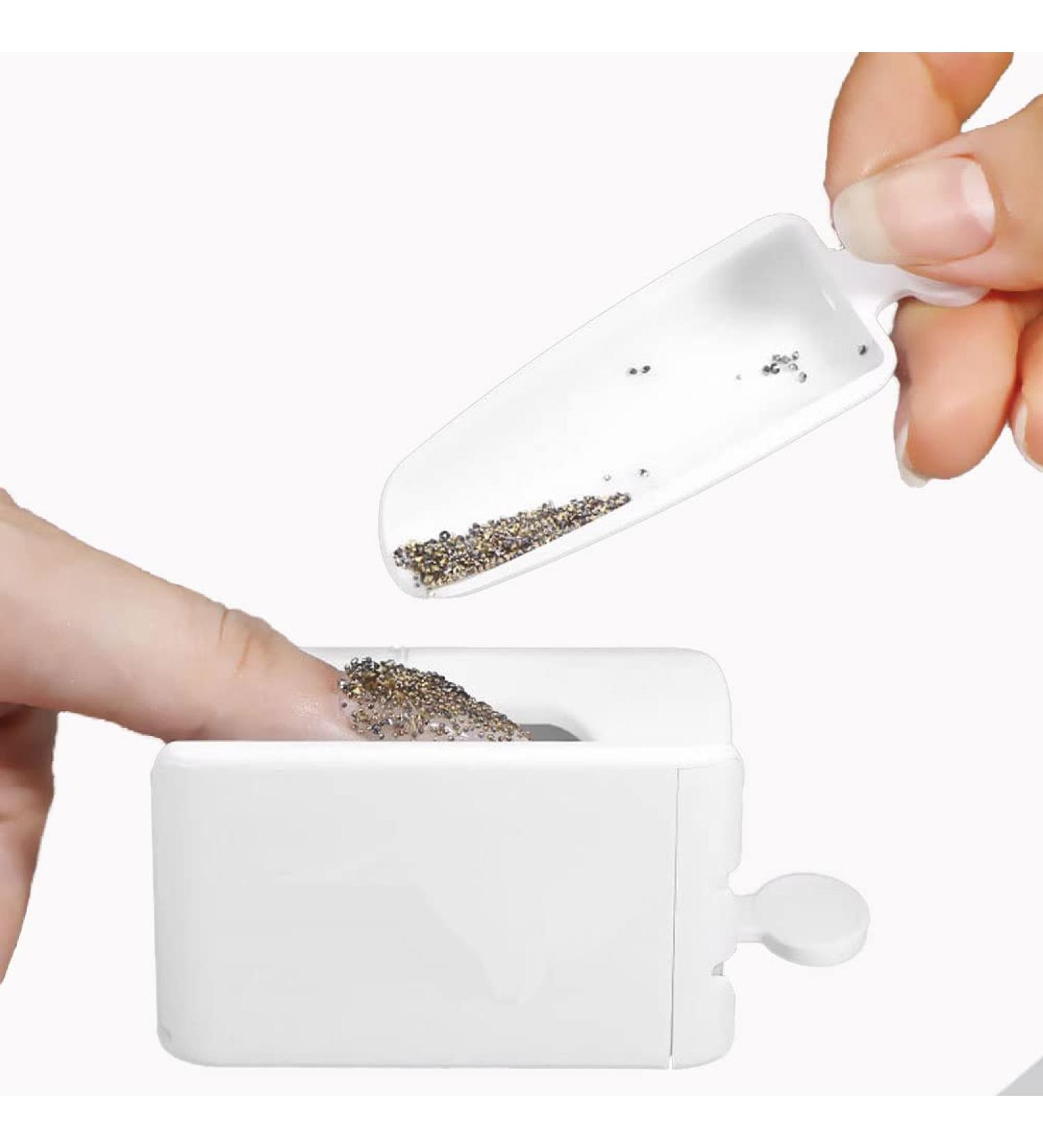 Nail Powder Recycling Box | Dipping Powder & Glitter Storage Tray for Easy Cleanup - Buy Online on SooperMarket.com