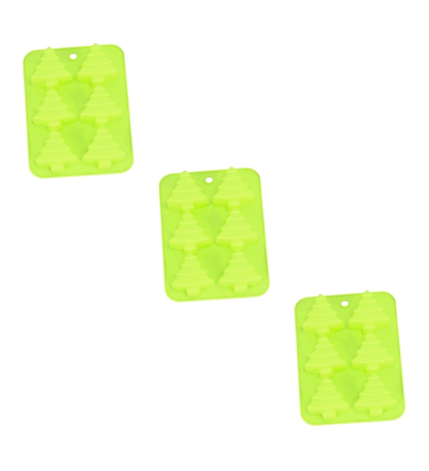 Ciieeo 3pcs Silicone Candle Mold Silicone Molds Christmas Silicone Baking Mold DIY Baking Tools Tree Soap Mould Christmas Fondant Molds Christmas Ice Cube Cake Soap Mold Handmade Soap - Buy Online on SooperMarket.com