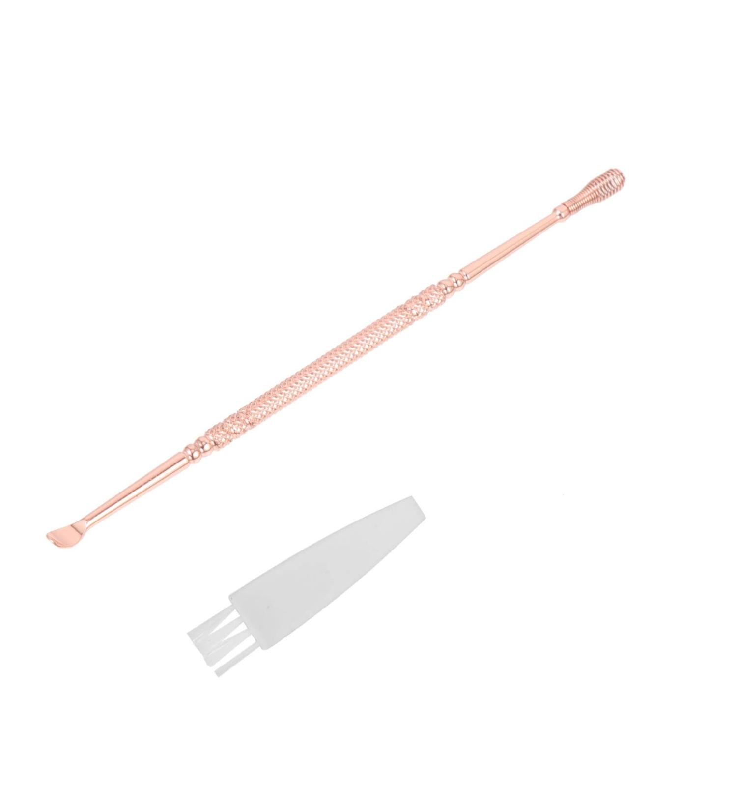 Healeved Spiral Ear Picker - Stainless Steel Ear Spoon & Ear Wax Removal Tool | Rose Gold Screw Back Earring - Ear Cleaner Accessory - Buy Online on SooperMarket.com