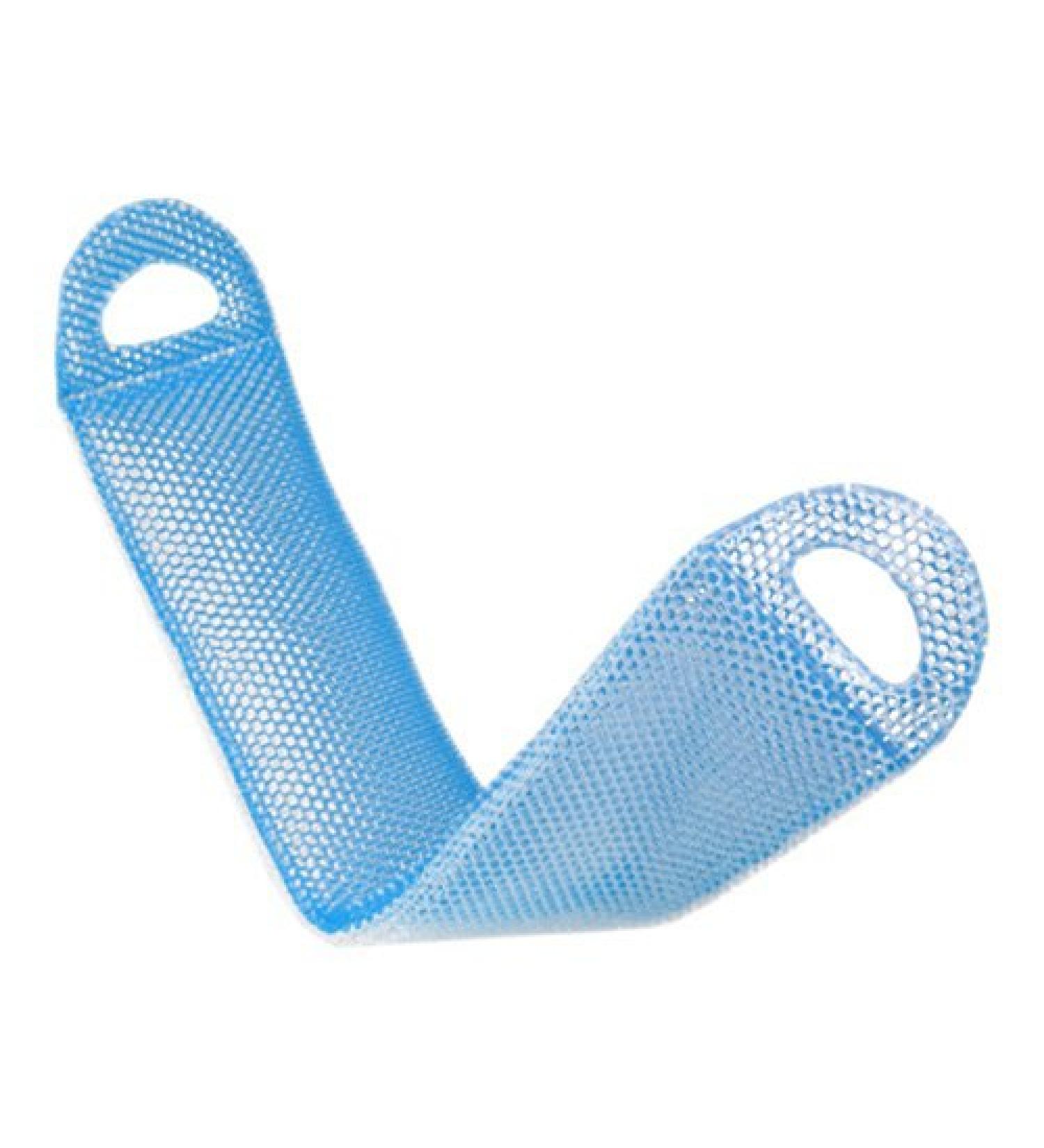 Supracor Spa Body Exfoliator Bath Face Scrub Sponge (Blue/White)