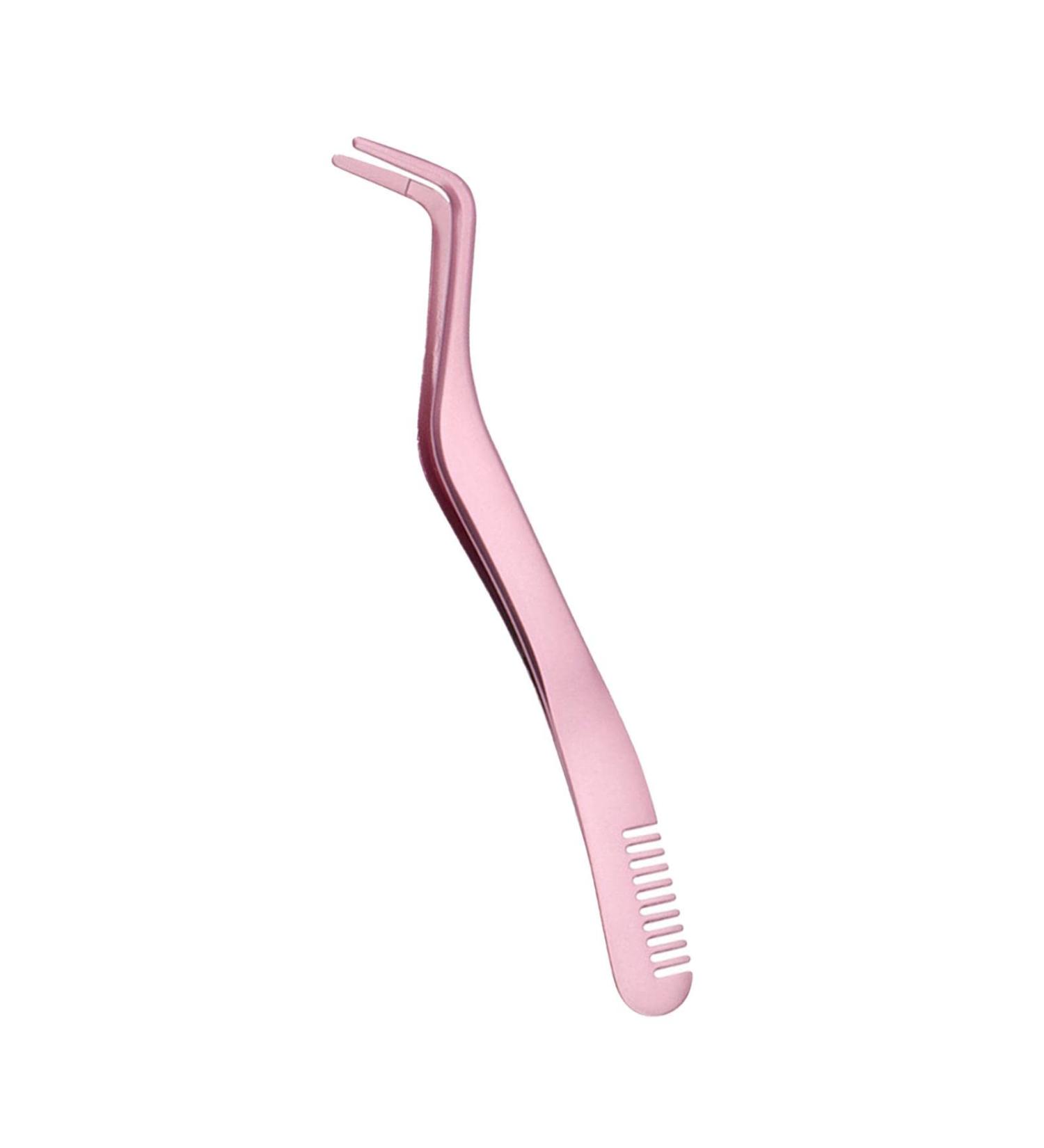 Buy Harilla Pink Eyelash Tweezers | DIY Eyelash Extensions Accessories & Tools for Perfect Application - Buy Online on SooperMarket.com