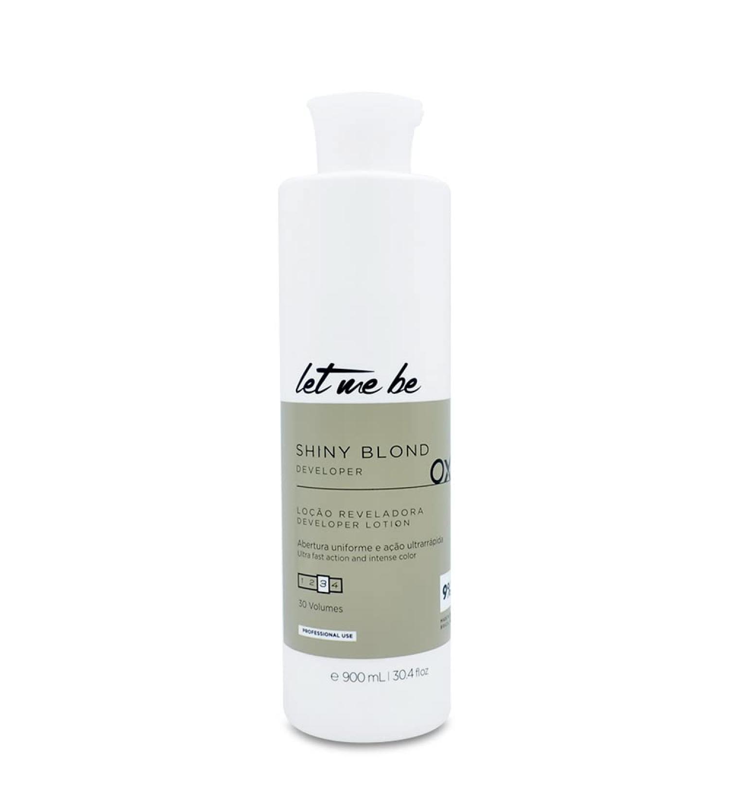 Let Me Be Lo o Reveladora Shiny Blond Developer 30 Vol 900ml | Brightening Hair Solutions - International Shipping - Buy Online on SooperMarket.com