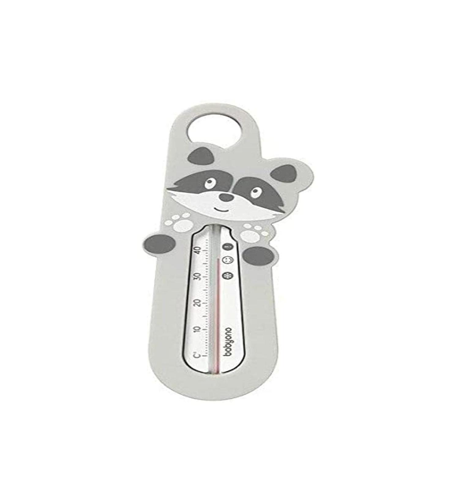 Babyono Baby Bath Thermometer - floating bath thermometer (grey) 1 piece (1 pack) Single