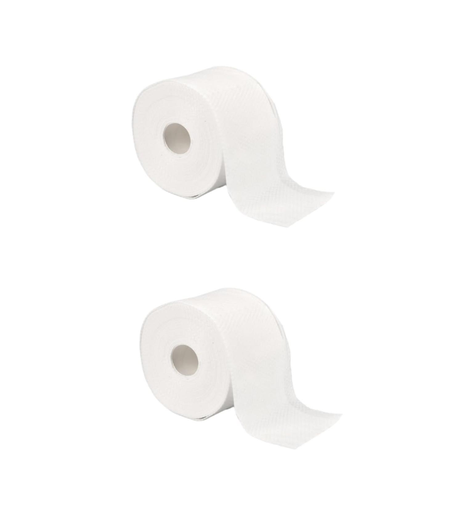 Buy GLEAVI Disposable Cleaning Wipes - 2 Rolls Makeup & Nail Polish Wipes | Double Layer White | International Shipping Available - Buy Online on SooperMarket.com