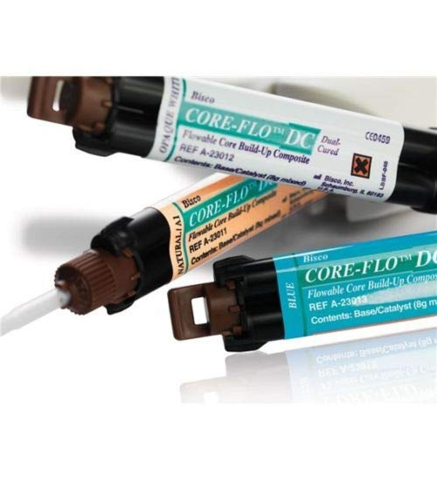 Dental BISCO Core-Flo DC Dual Cured Flowable Core Build-up Composite Natural/ A1