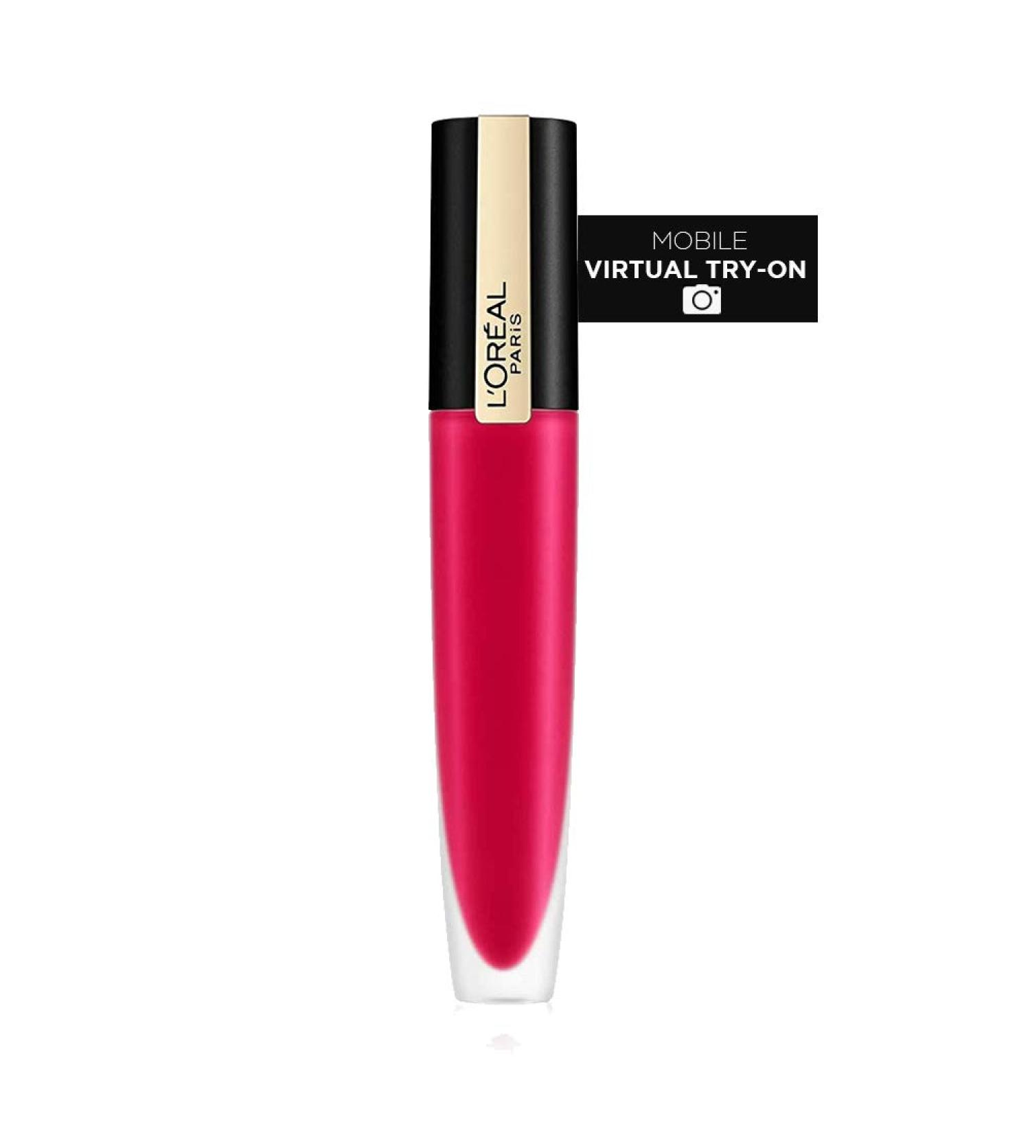L'Oreal Paris Rouge Signature Matte Lip Stain 0.23 Fl Oz - Long Lasting Lip Color - Buy Online on SooperMarket.com
