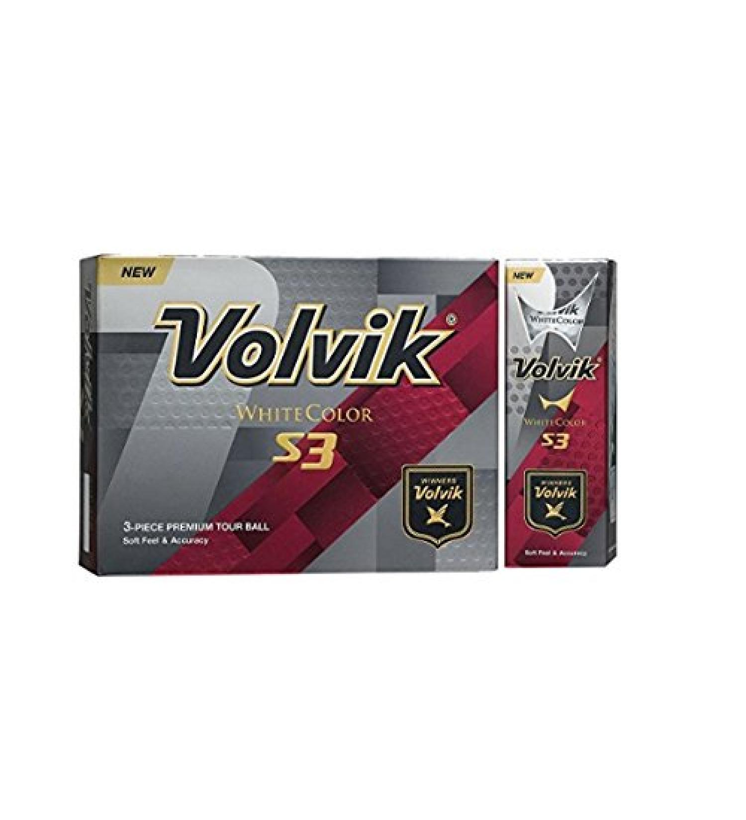 Volvik S3/S4 Golf Balls White S3 - Buy Online on SooperMarket.com