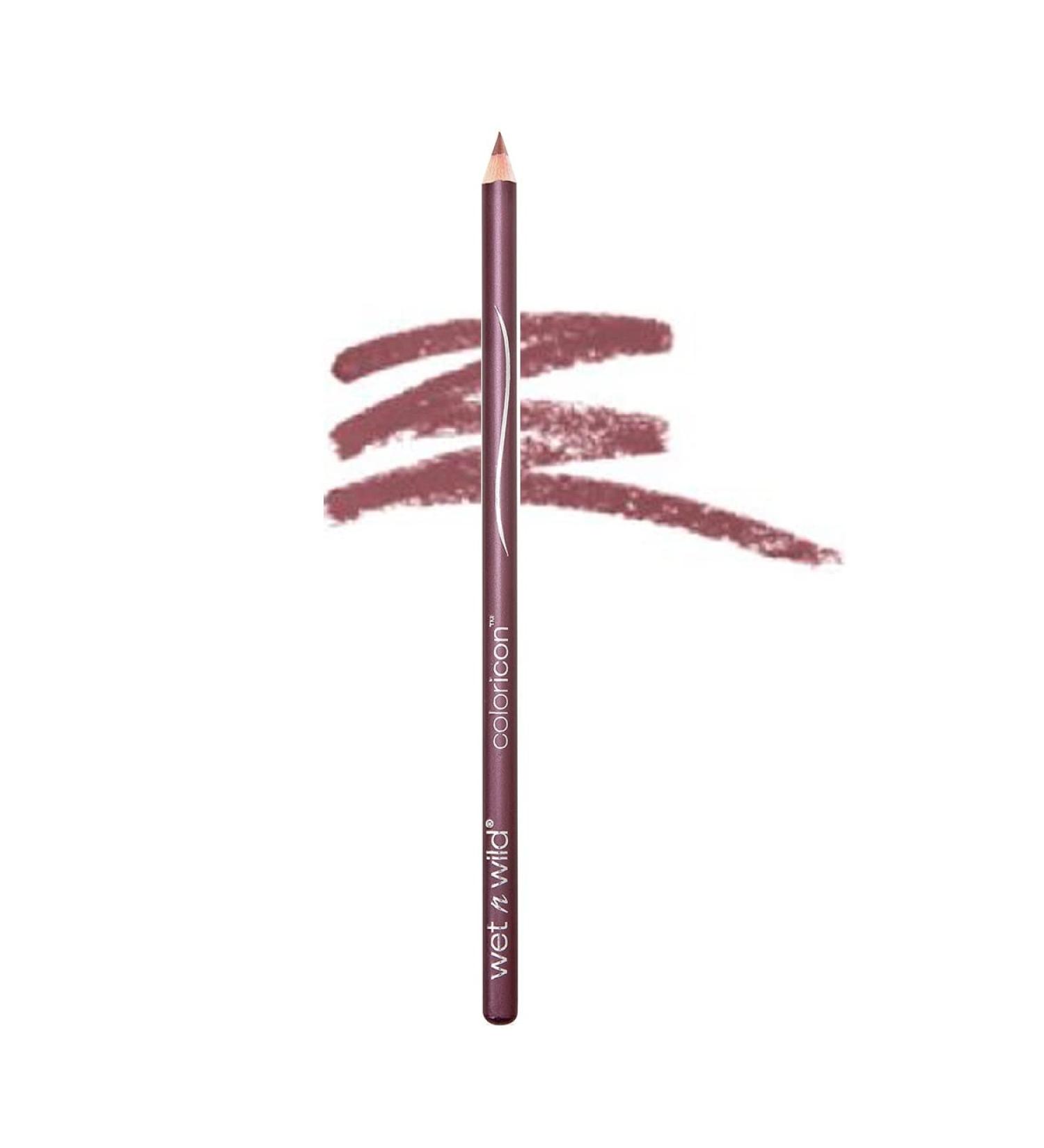 Wet 'n' Wild Color Icon Lipliner Pencil - Brandy Wine | Smooth Anti-Smudge Formula for Precise Application and Vibrant Color - Buy Online on SooperMarket.com