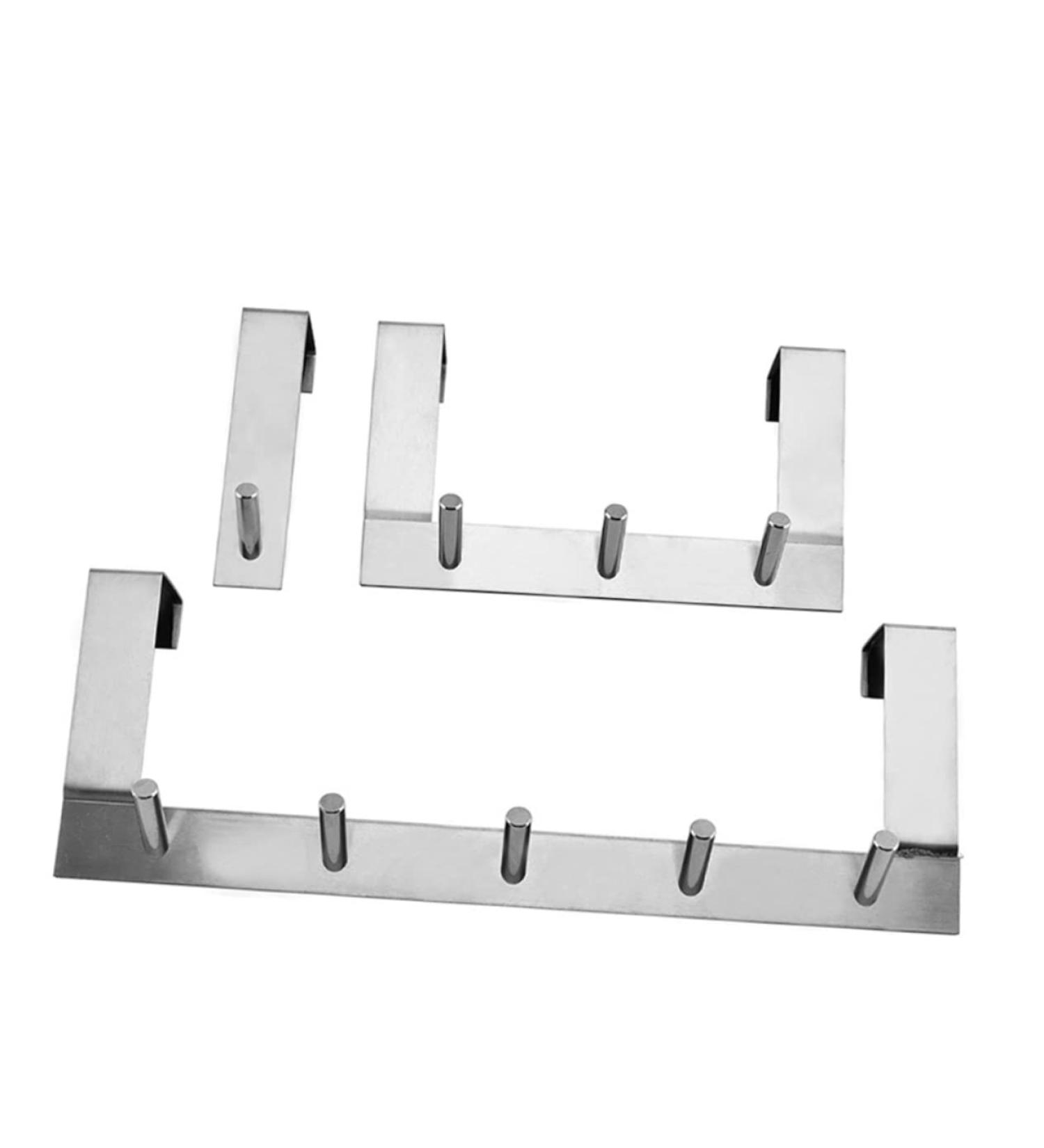 CHILDWEET Stainless Steel Hooks Hanging Racks for Clothes Over The Door Hook Clothes Hook Nail Cloth Hook 35.6X12.5X4CM As Shown - Buy Online on SooperMarket.com