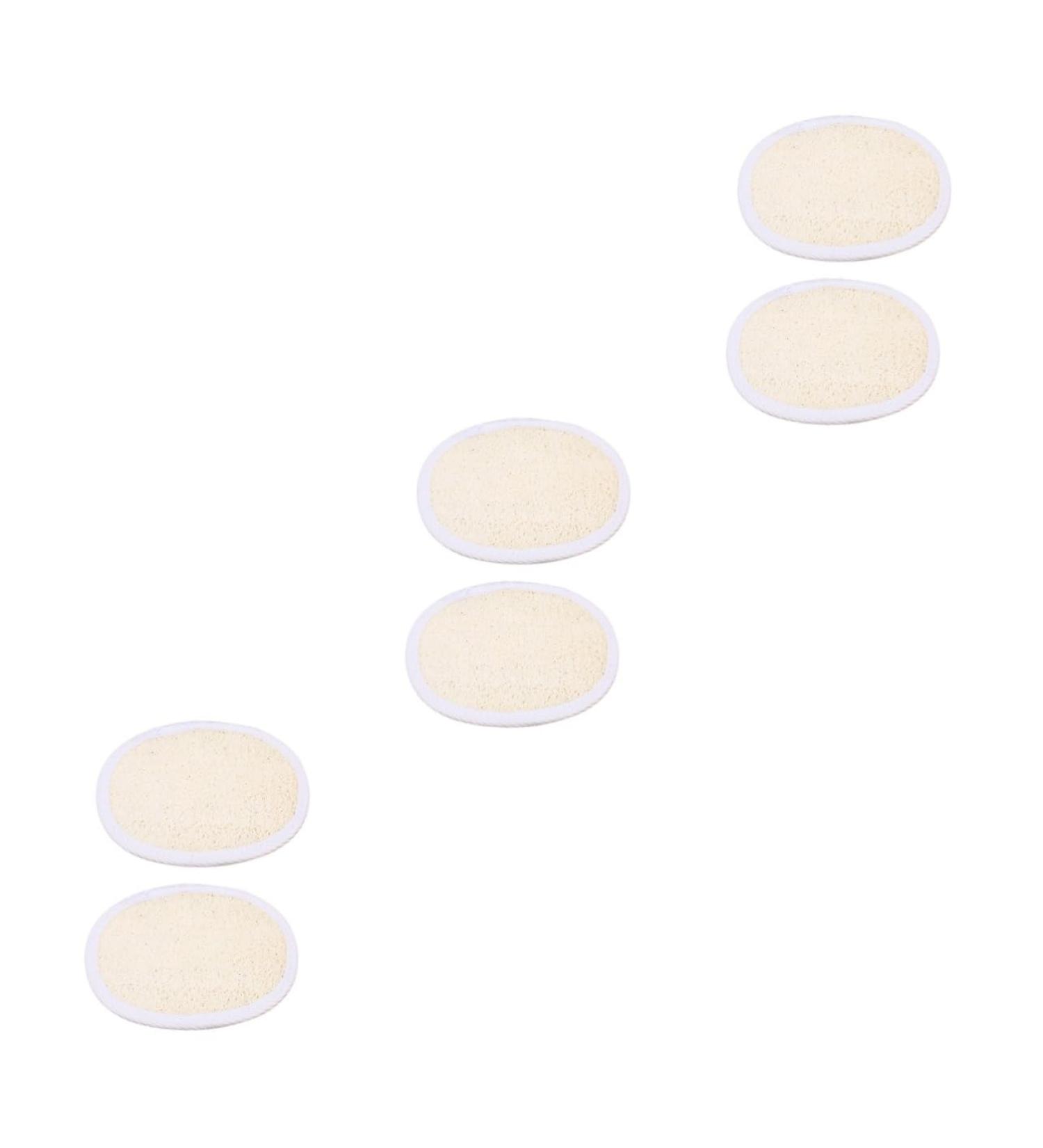 6 Pcs Bath Towel Loofah Brush Set - Facial Scrubber Sponges & Body Scrubbers for Ultimate Shower Cleaning - Buy Online on SooperMarket.com