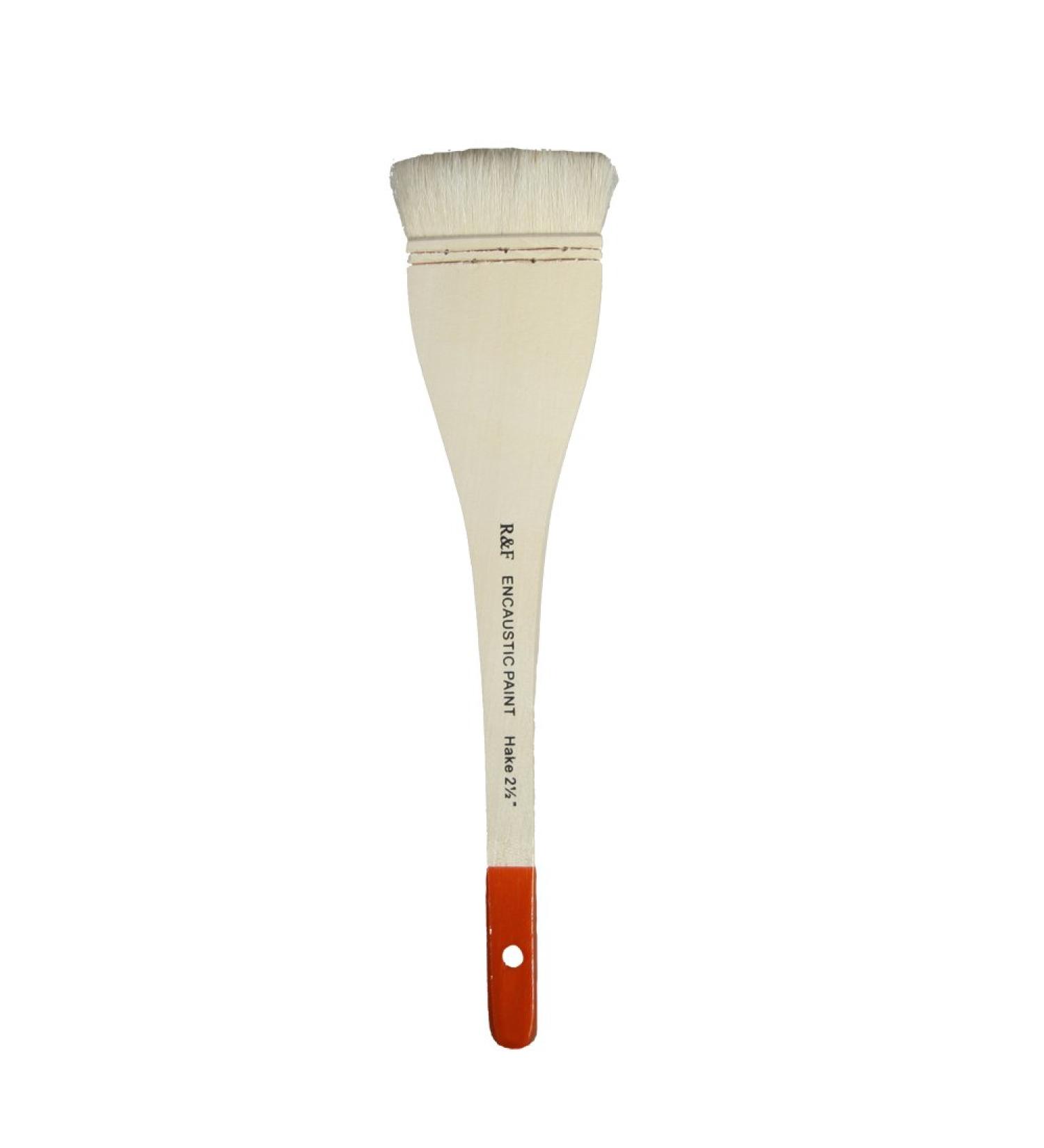 R&F Handmade Paints Hake Encaustic Brush  2.5-Inch (BHK25)