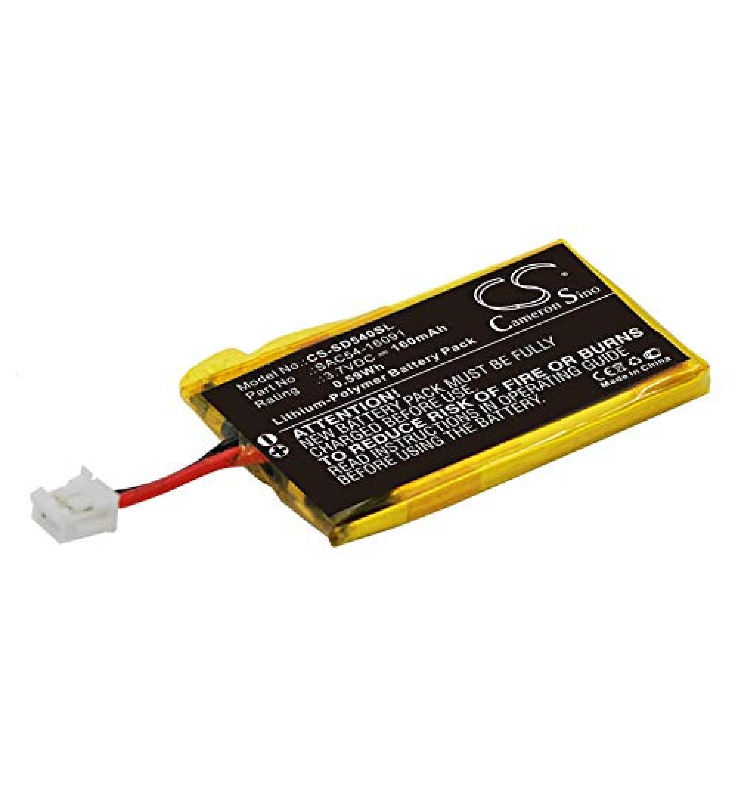160mAh Battery Replacement for SBC-R Bark Collar - SAC54-16091 | International Shipping Available - Buy Online on SooperMarket.com