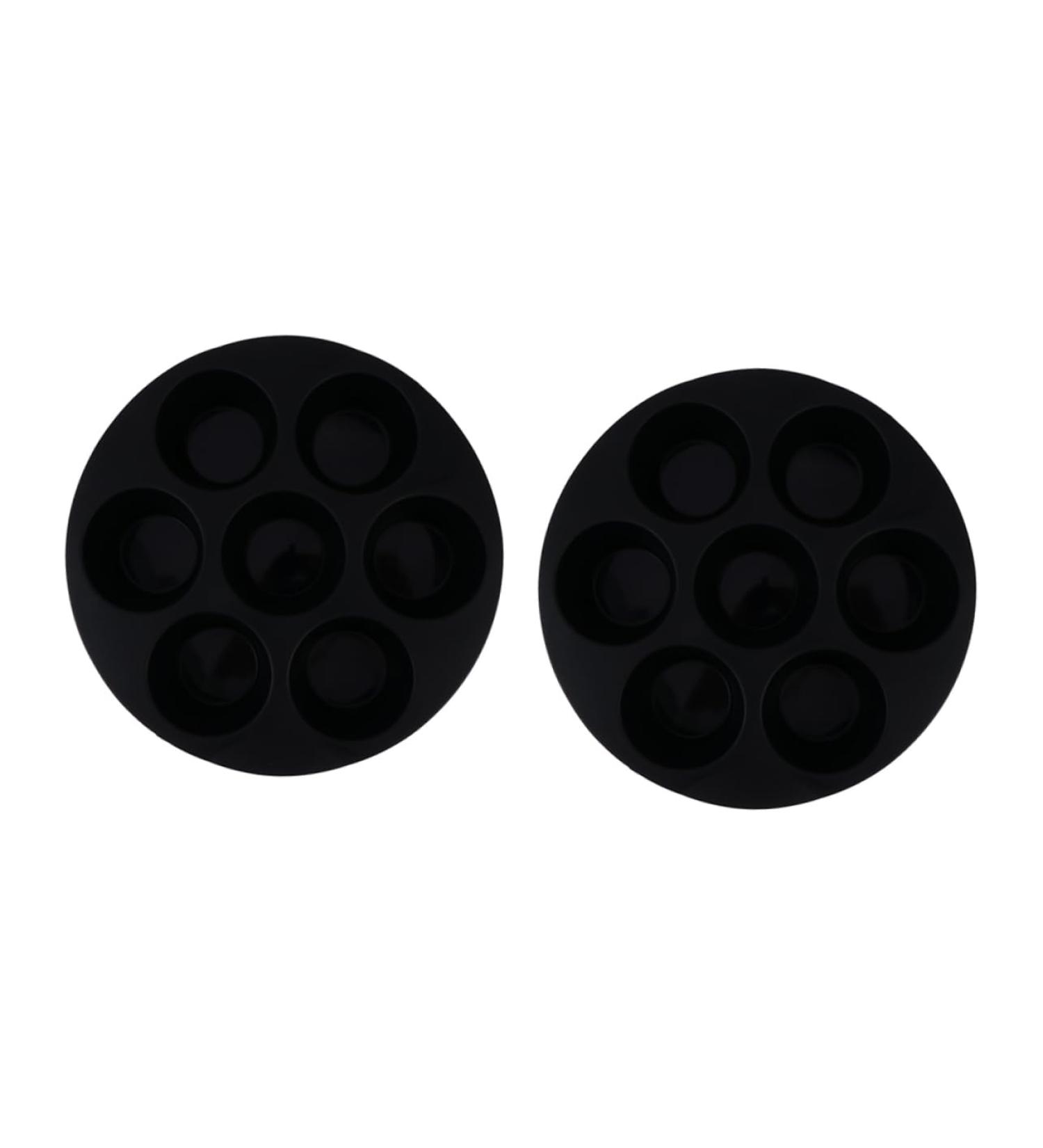 Zerodeko 2pcs Silicone Cake Cup Kitchen Accessories Kitchen Accesories Blackc Grids Cake Cups Cake Making Tool Silicone Molds Popsicles Molds Muffin Pans Silicone Bakeware Muffin Cake Cups 21X21X4.5CM Black - Buy Online on SooperMarket.com