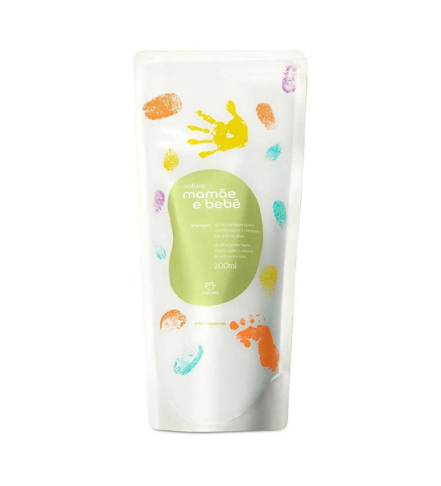 natura Mamae e Bebe - Shampoo 200 Ml - Refill Mom & Baby Collection - Shampoo