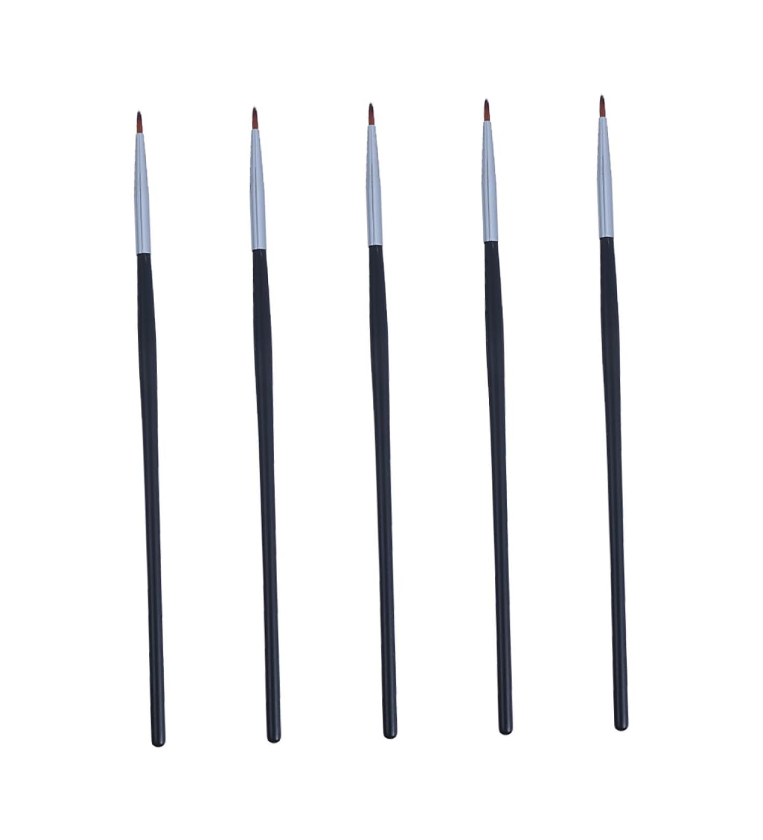 Baluue 5pcs Fine Eyeliner Brush Makeup Eyeliner Brush Thin Eyeliner Brush Make up Brushes Gels Fiber Black - Buy Online on SooperMarket.com