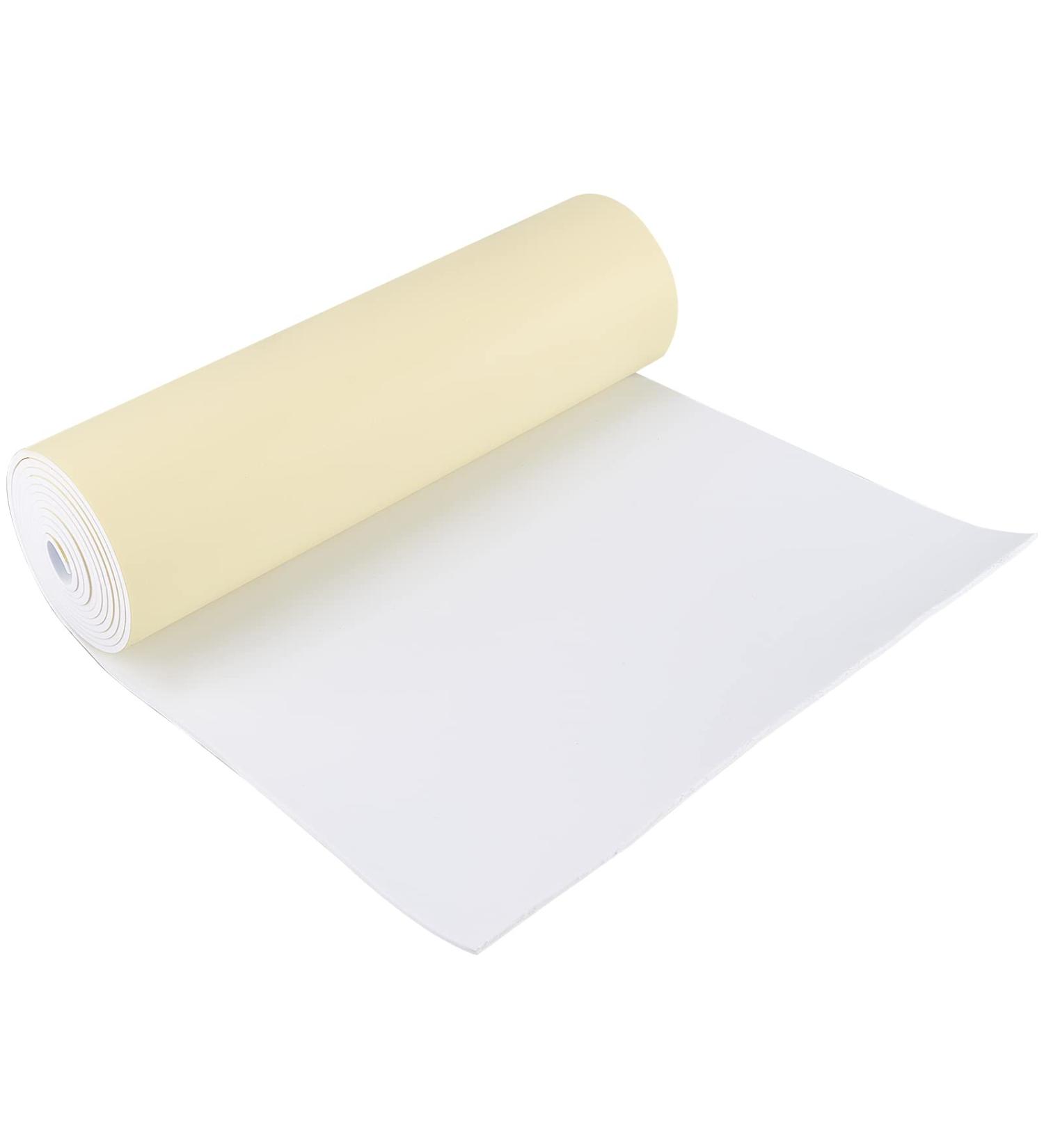 Benecreat 78.7x12 inch White Self-Adhesive EVA Foam Roll - Ideal for Scrapbooking, Crafts, Cosplay & Furniture - 3mm Thick - Buy Online on SooperMarket.com