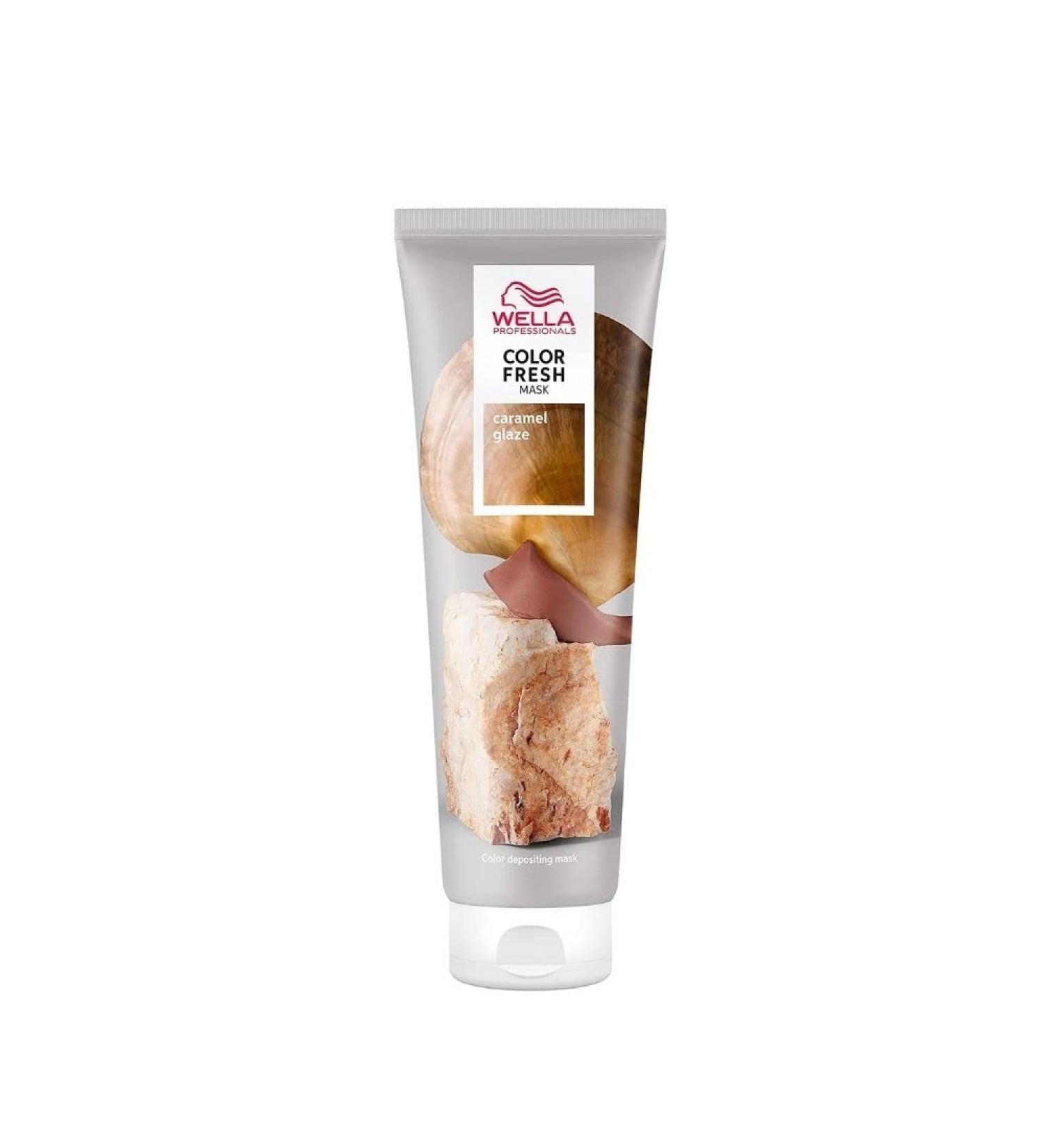 WELLA 3 x Wella Professionals Color Fresh Semi-Permanent Hair Mask 150ml - Caramel Glaze - Buy Online on SooperMarket.com