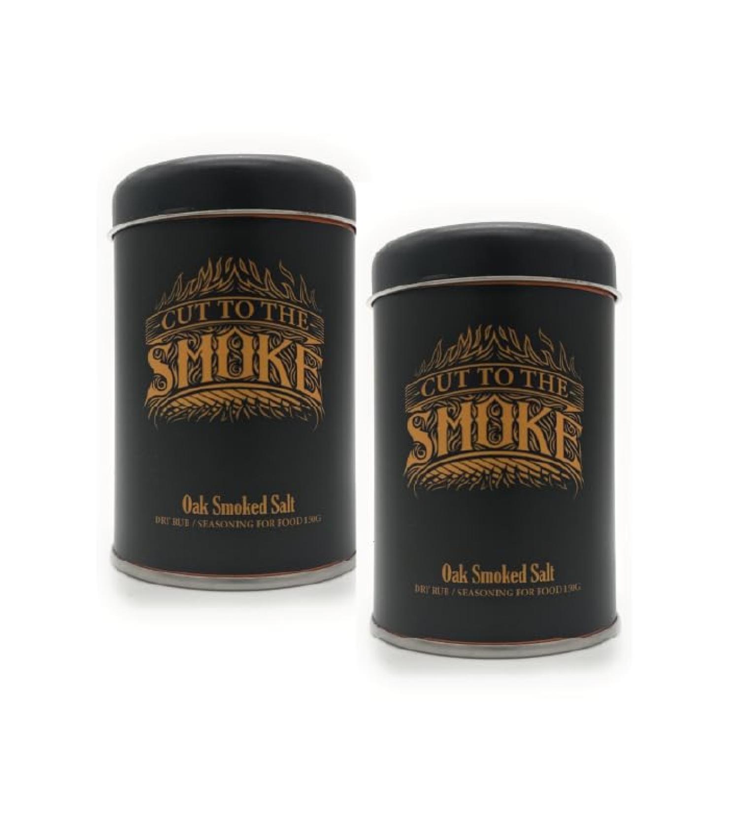 Oak Smoked Salt (Coarse) (Shaker Tin) (150g Pack of 2) - Buy Online on SooperMarket.com