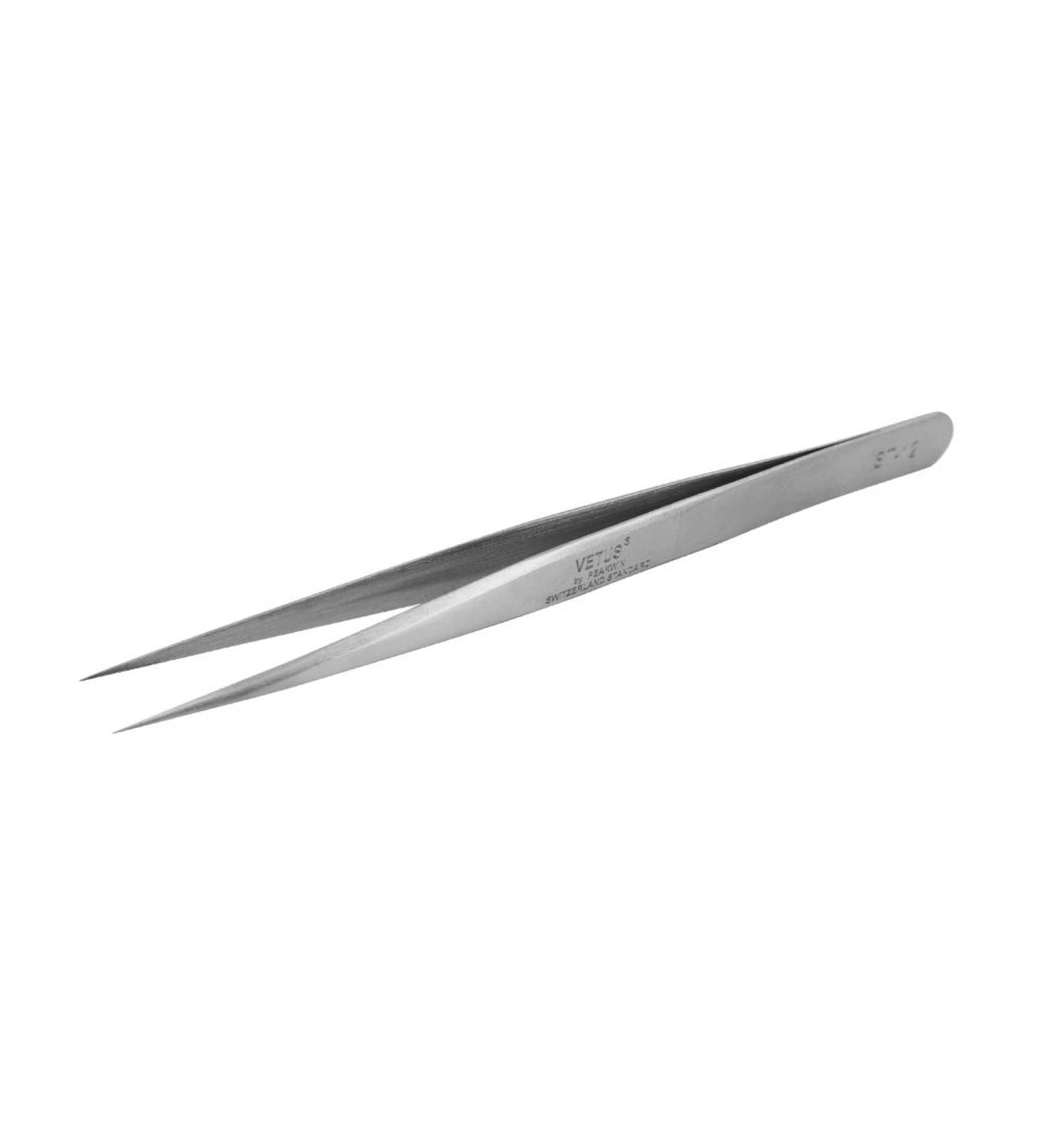 LASHVIEW Professional Eyelash Tweezers - Vetus ST12 Straight Pointed Stainless Steel for Precision Grafting & Extensions - Ideal for Lash Extensions & Stickers International Shipping Available - Buy Online on SooperMarket.com