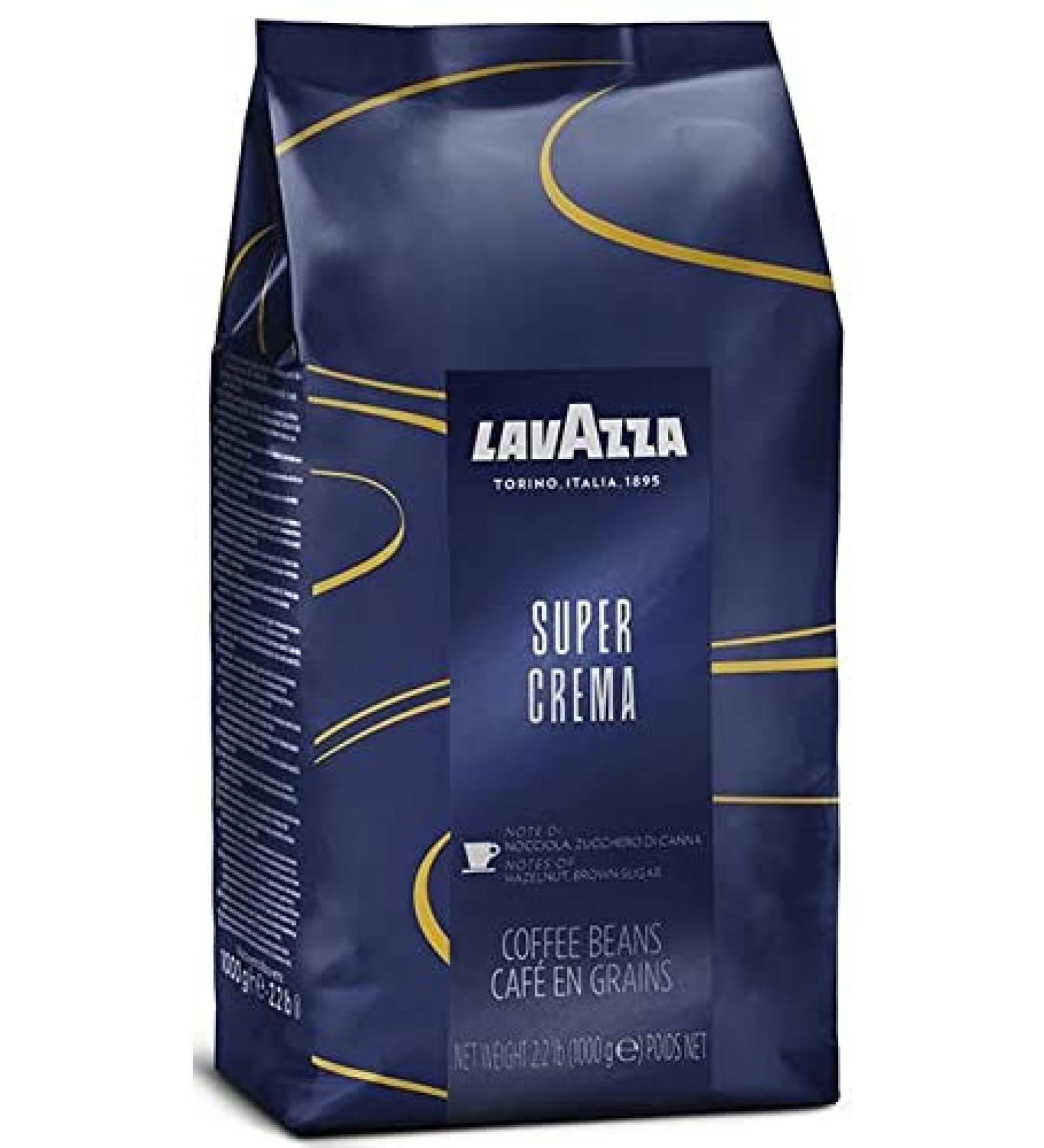 Super Crema Roast Whole Bean Coffee by Lavazza for Unisex - 35.2 oz Coffee - Buy Online on SooperMarket.com