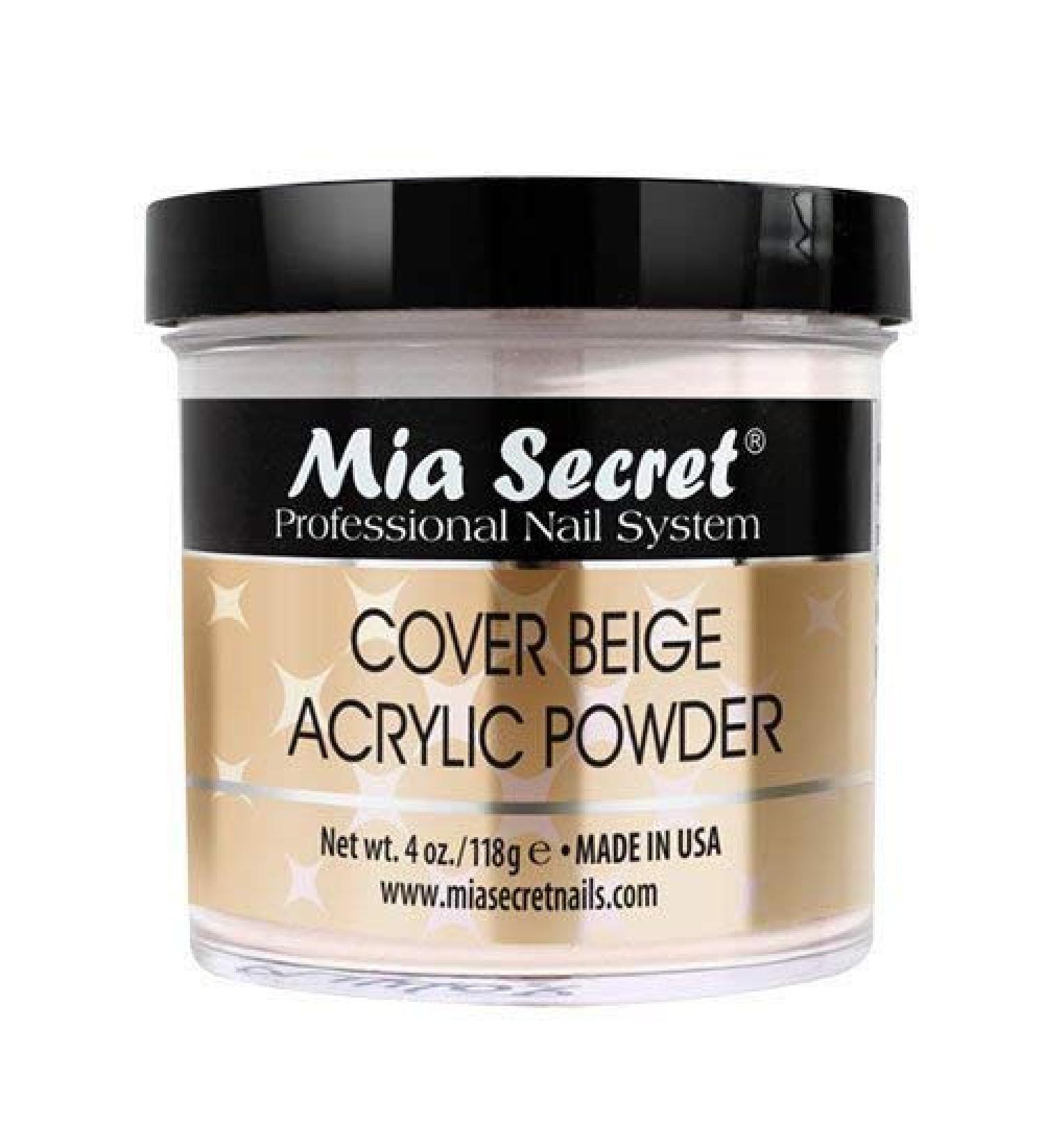 Mia Secret COVER BEIGE ACRYLIC POWDER 4oz