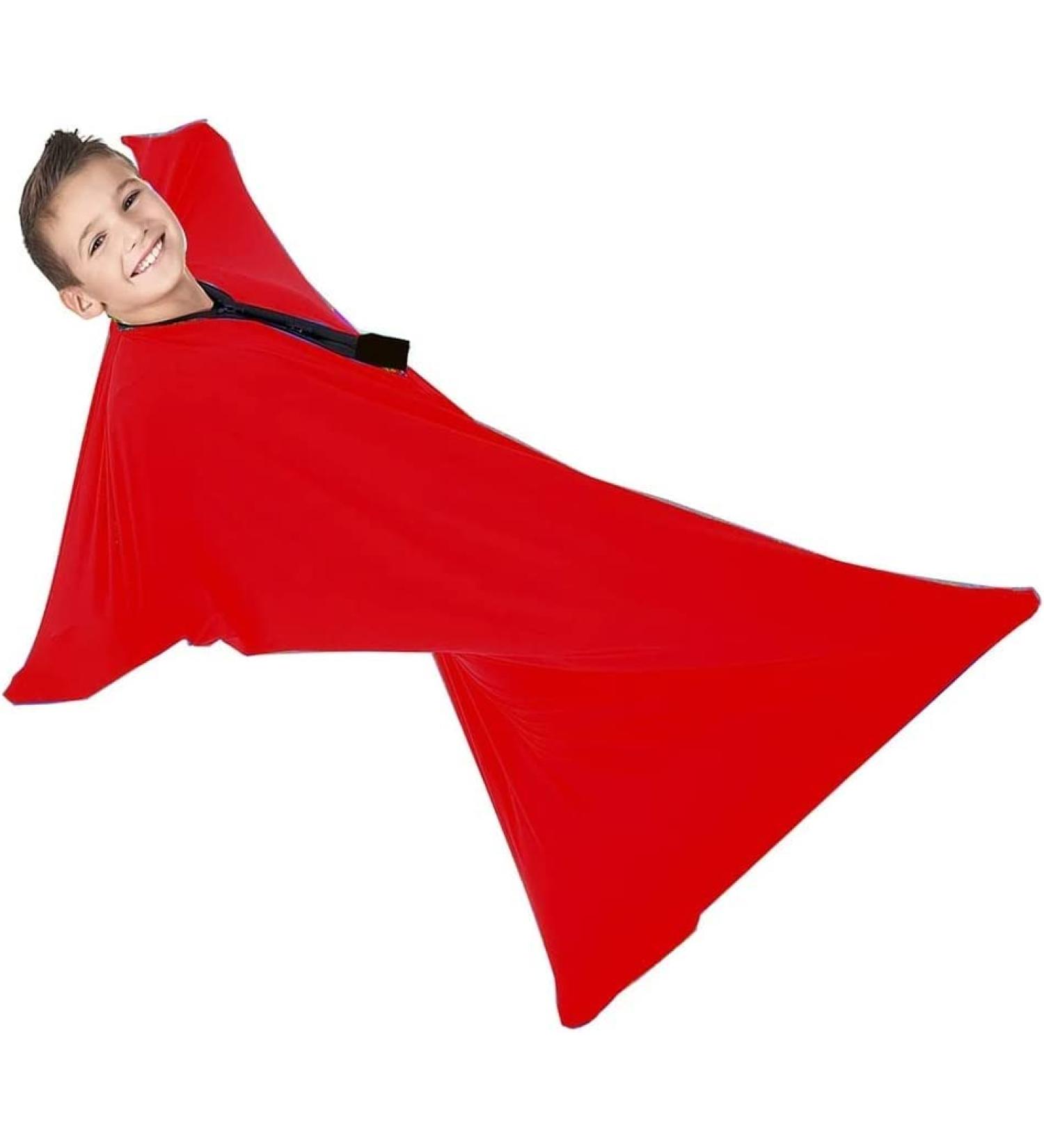 WGUST Sensory Sock Body Sock Dynamic Movement Toys Updated Version Suitable Age 3-18 Years Old Adults for Autistic and Sensory Processing Disorders 6 Colours to Choose from (Color : Red Size : L/La L/Large-71*142cm Red - Buy Online on SooperMarket.com