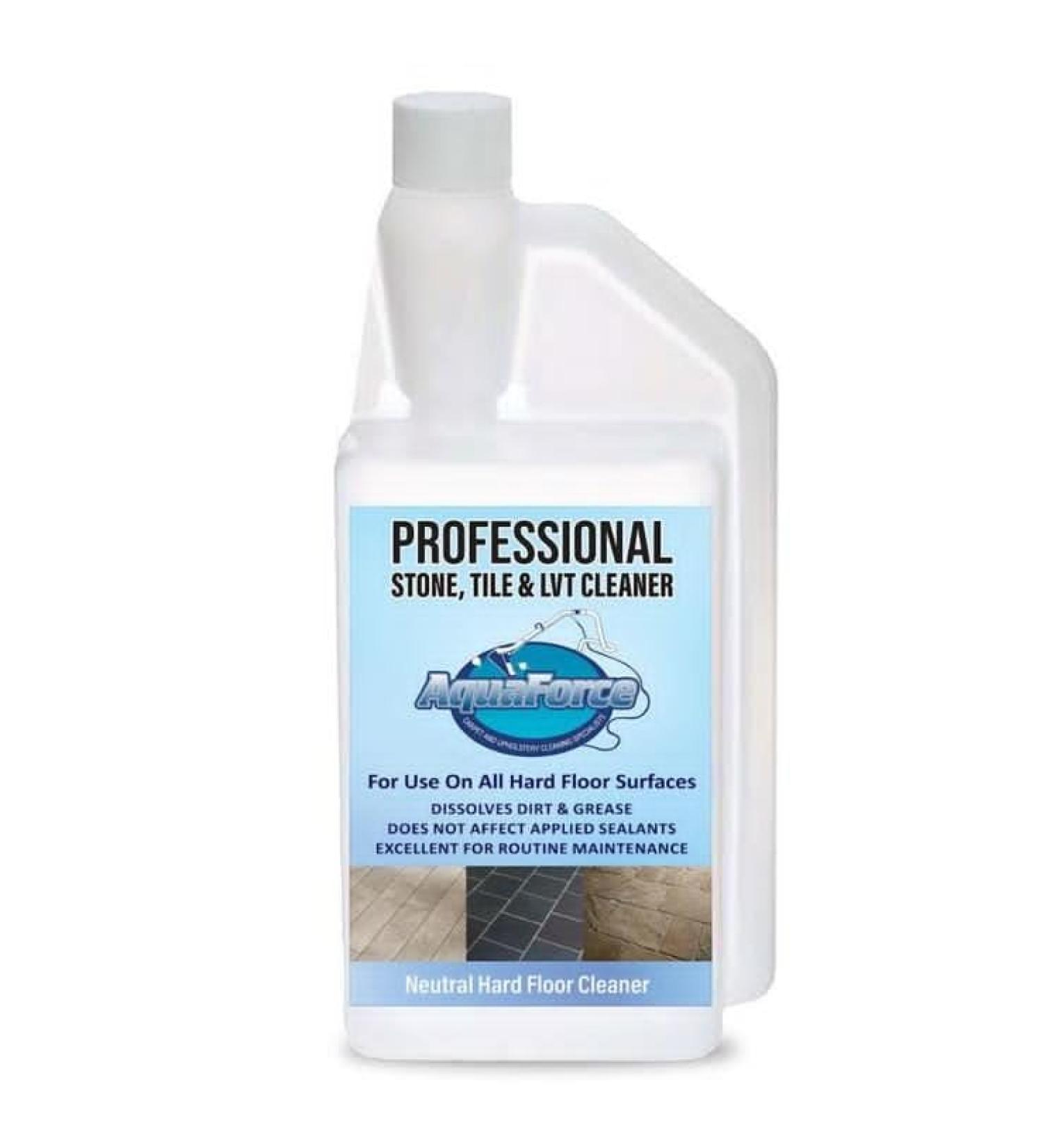 Aquaforce Super Concentrated Stone Tile and LVT Hard floor Cleaner - Floor Cleaner liquid - Maximum Cleaning Power Laminate Floor Cleaner Minimal Product Needed