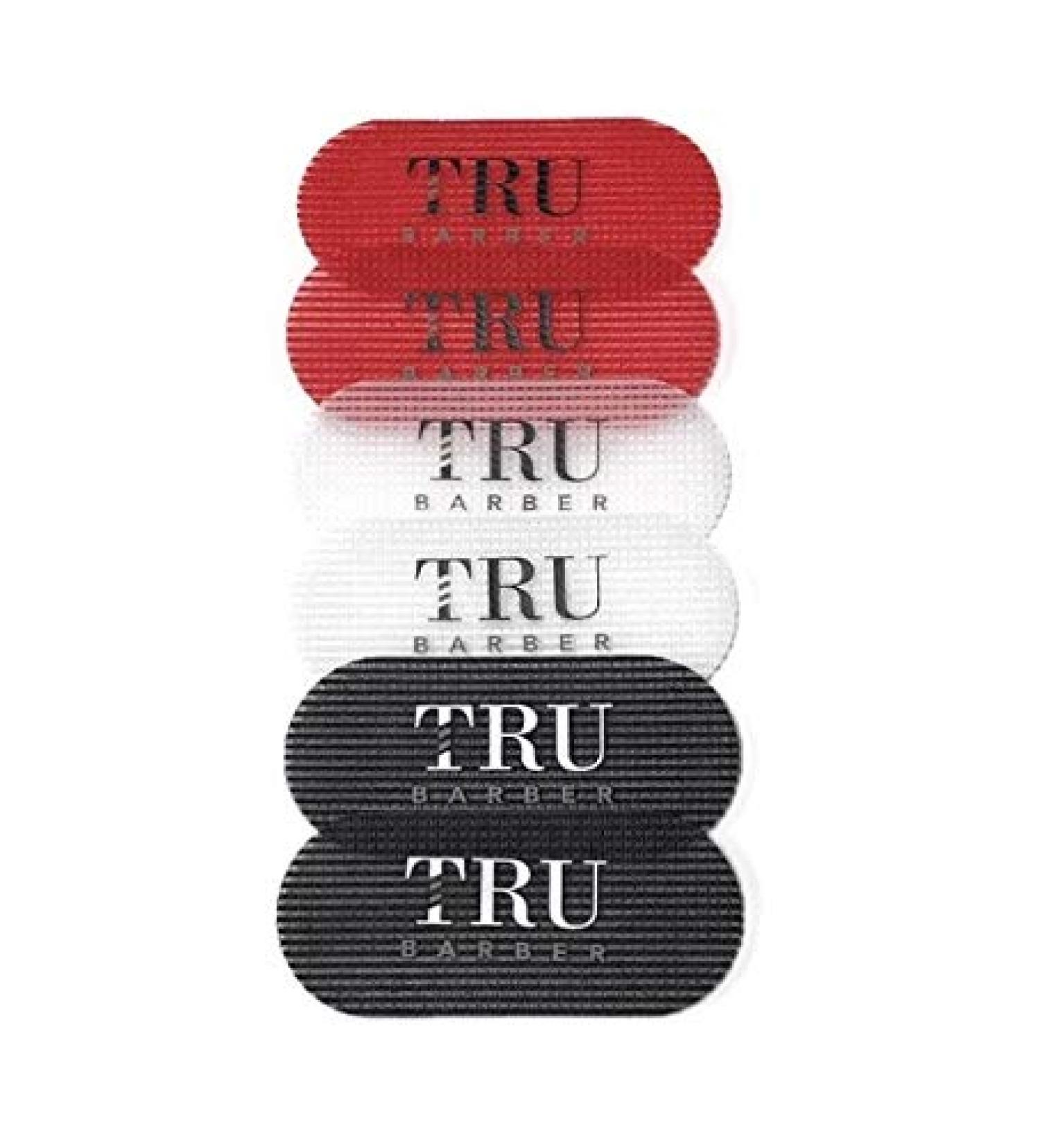 TRU Barber Hair Grippers 3 Colors Bundle Pack - 6 PCS for Men and Women - Salon & Barber Hair Clips - Styling Hair Holder Grips (Red/White/Black) - Buy Online on SooperMarket.com
