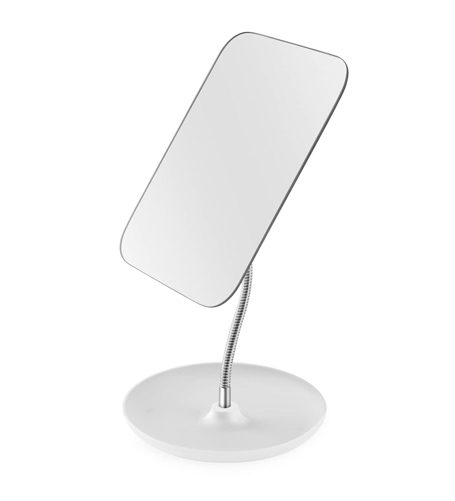 LFOYOU Table Vanity Mirror - White | Stand Included - Buy Online on SooperMarket.com
