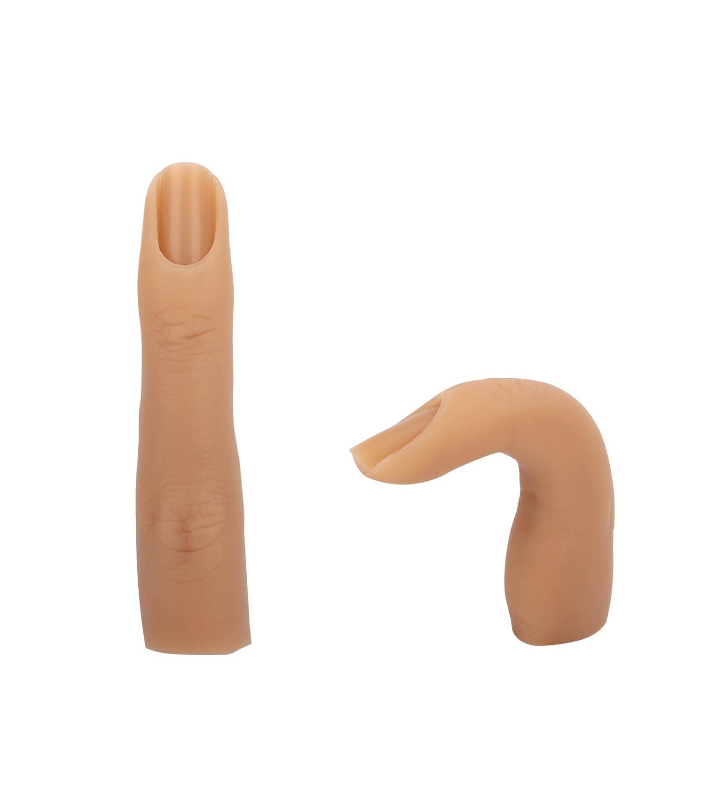 Yokilly Flexible Silicone Nail Training Finger for Acrylic Nails - Perfect for Nail Art Practice - 1 Piece - Buy Online on SooperMarket.com