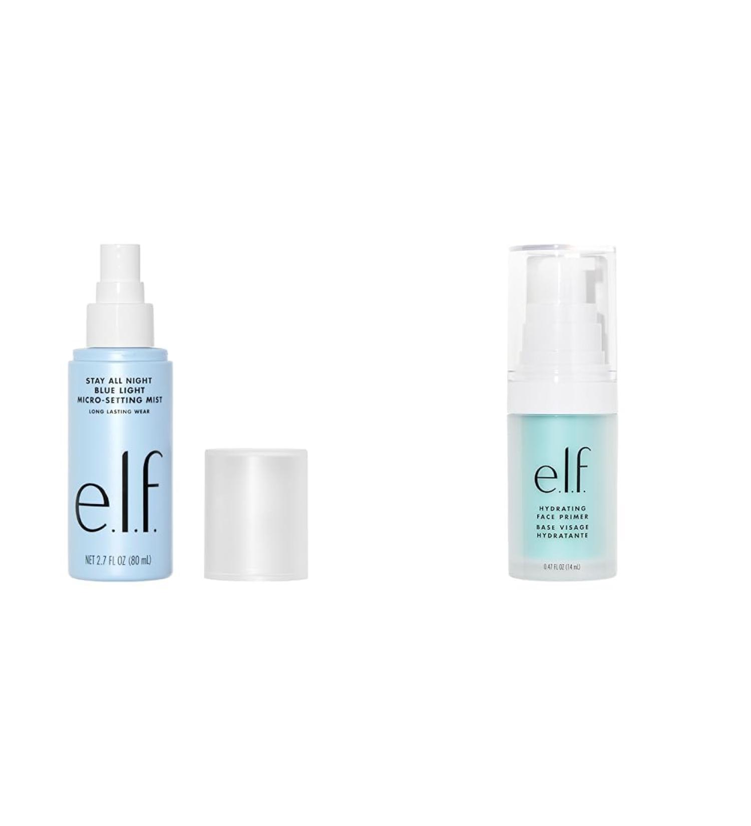 e.l.f. Stay All Night Blue Light Micro-Setting Mist Setting Spray & Skin Refresher & Hydrating Face Primer Makeup Primer For Flawless Smooth Skin & Long-Lasting Makeup Make Up+Face Primer - Buy Online on SooperMarket.com