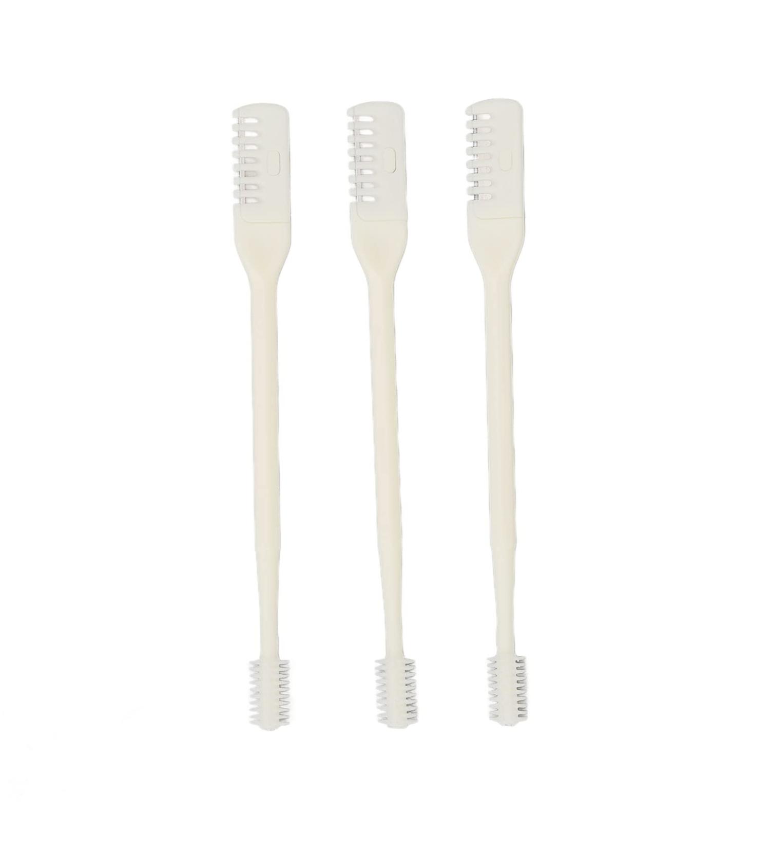 Nose Hair Knife 3 Piece Manual Nose Hair Tool Portable Double Sided Nose Hair Knife for Ear Facial - Buy Online on SooperMarket.com