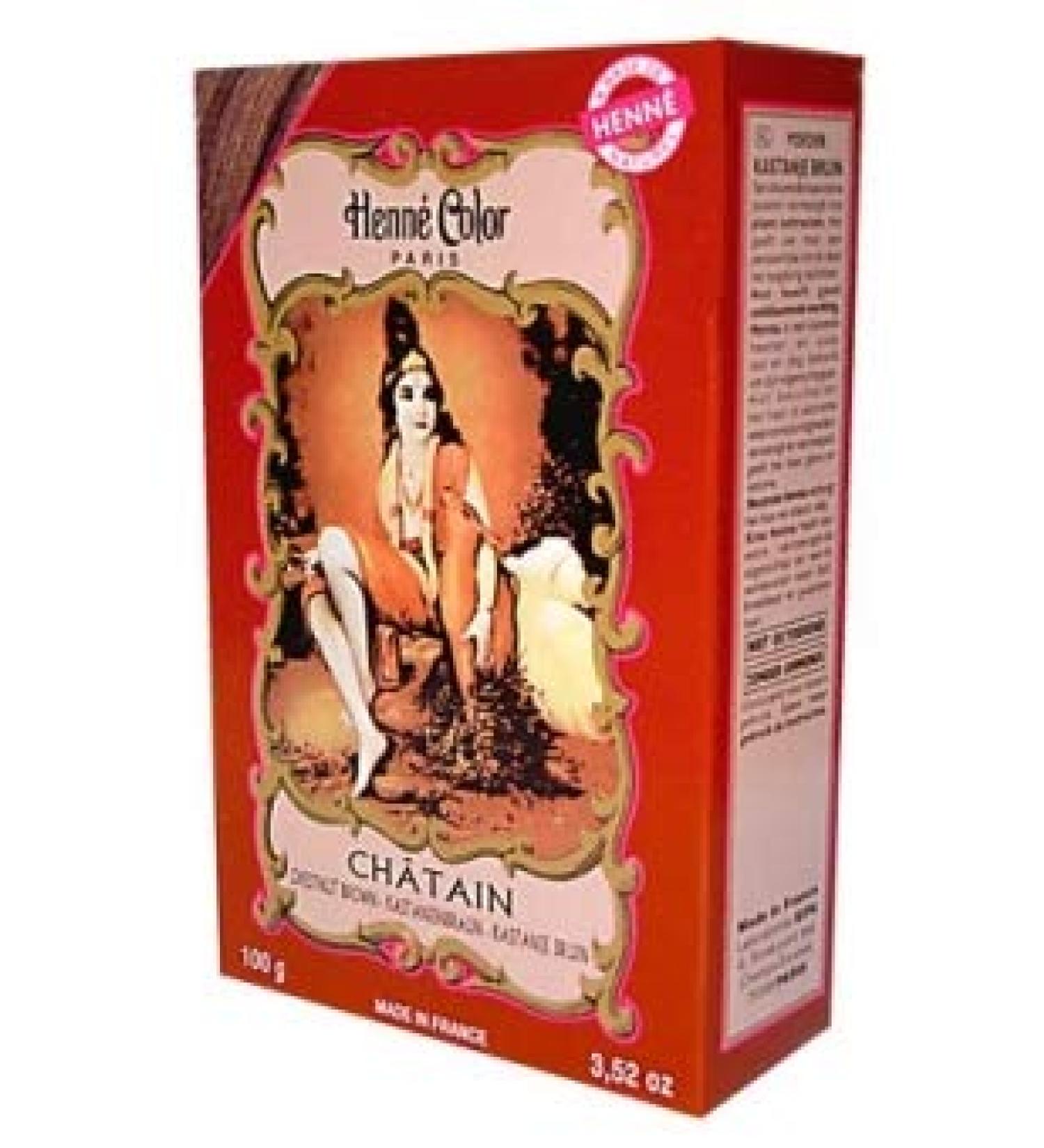 Henna dye powder chestnut brown 100g from Dragonspice Naturwaren brown 100 pieces (1 pack)