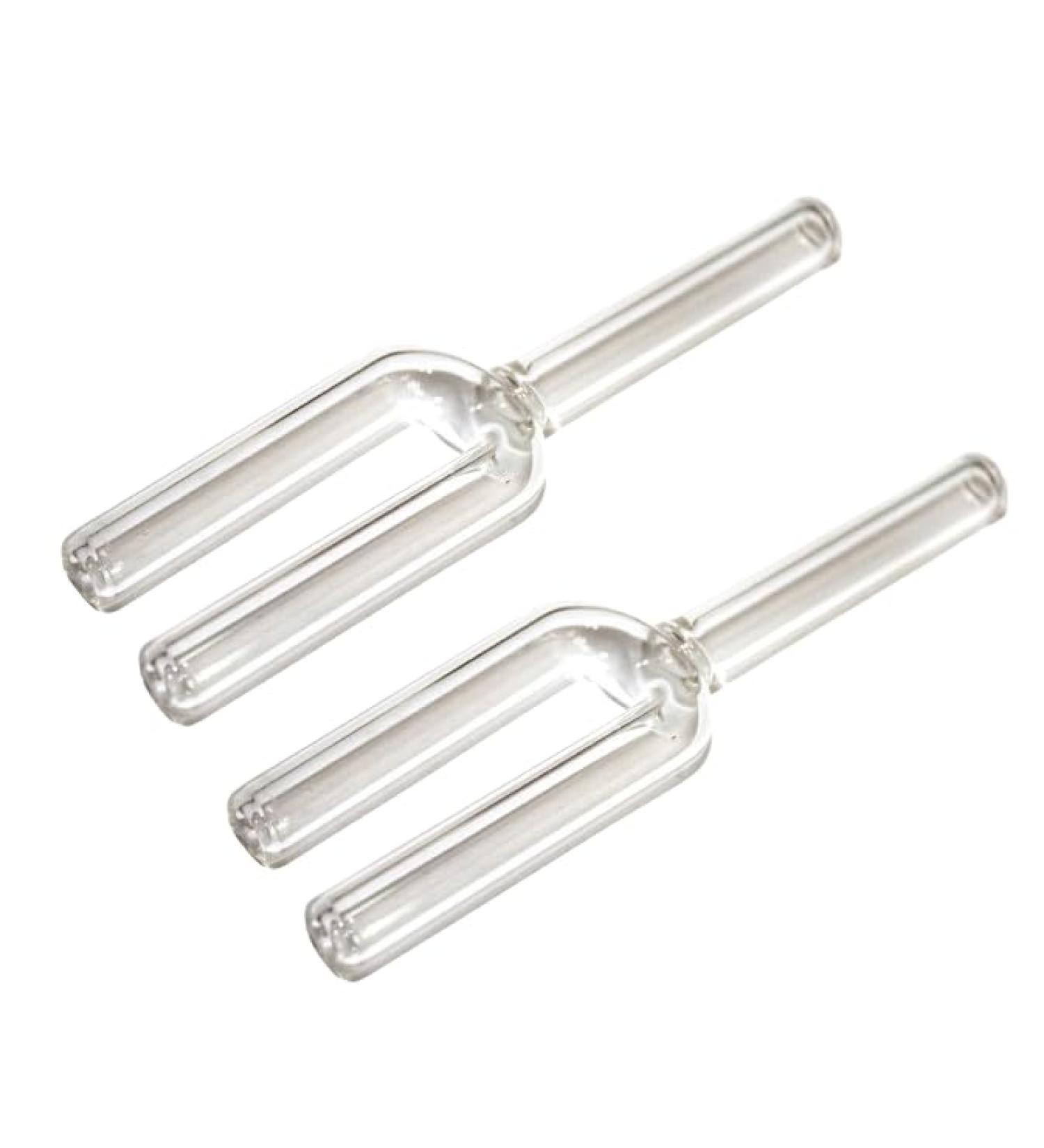 Glass Tube Dia 1 cm - Y Shape Double Barrel Lab 3 Way Connector 4.4 inch / 11.2 cm Dual Barrel Muffler Fitting 2-Pack - Buy Online on SooperMarket.com