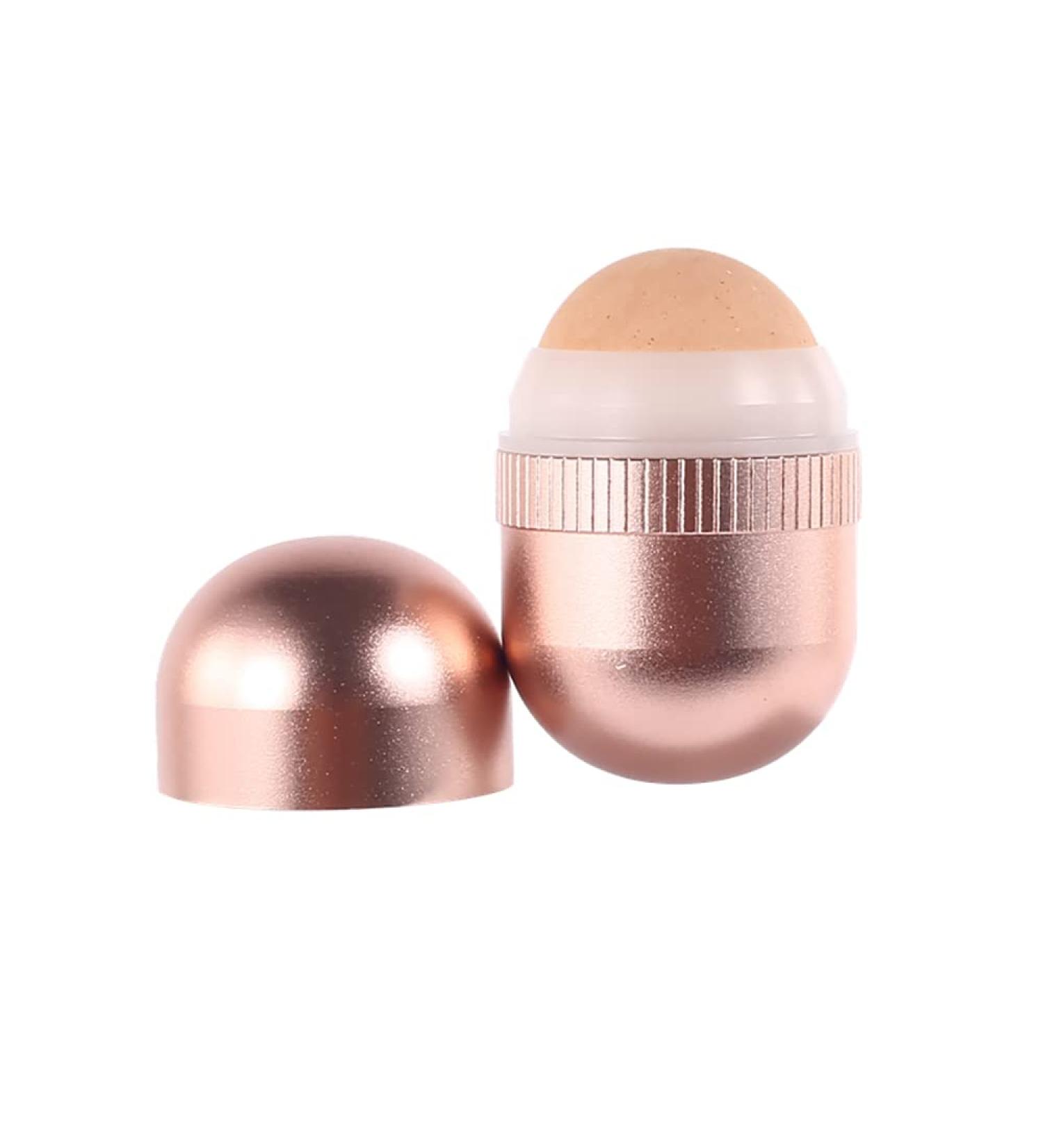 DRESSE Oil-Absorbing Volcanic Face Roller for On-the-Go Mini Massage - Reusable Facial Skincare Tool - Buy Online on SooperMarket.com