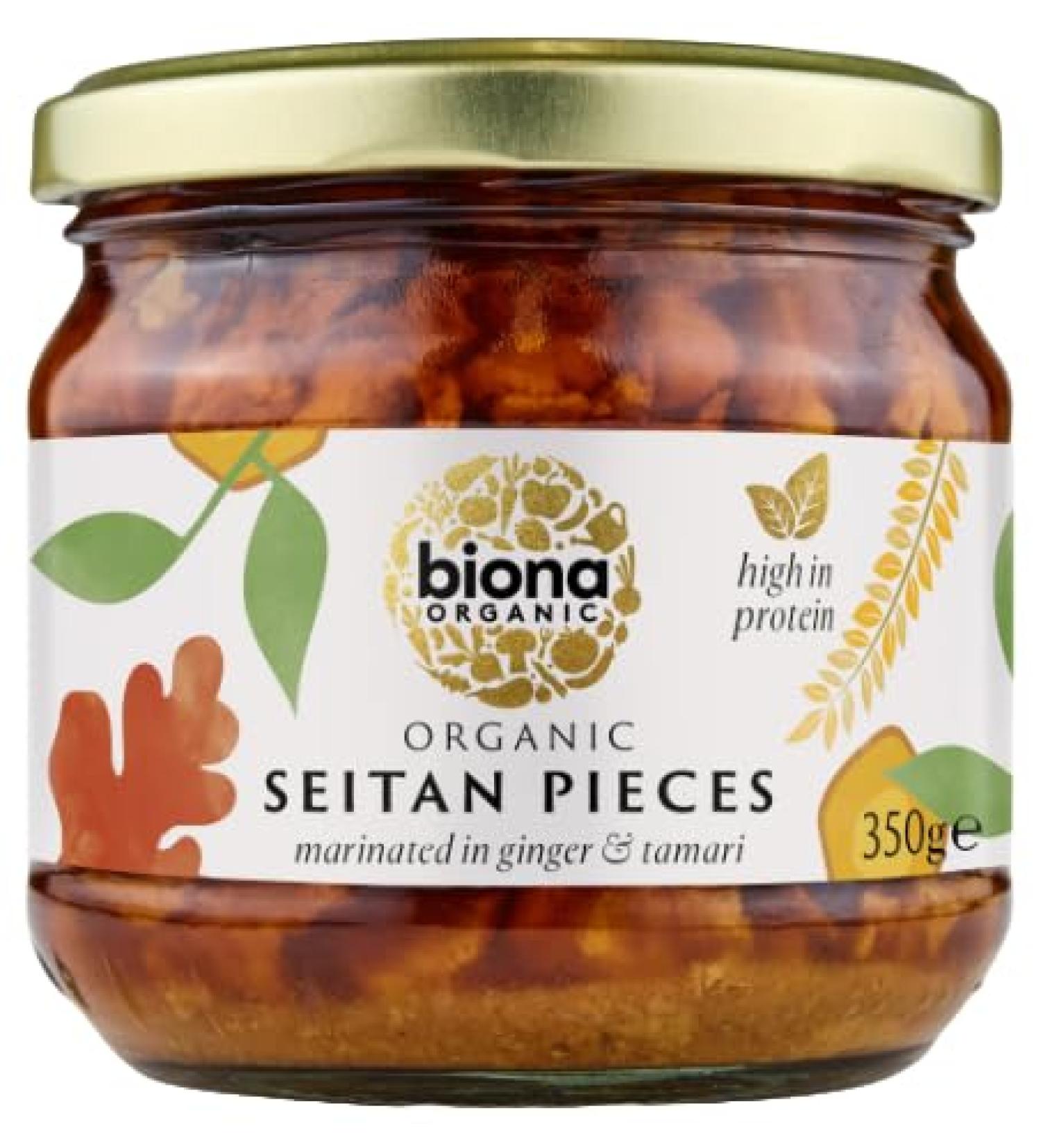 Biona Seitan Marinated In Ginger & Tamari 350gm