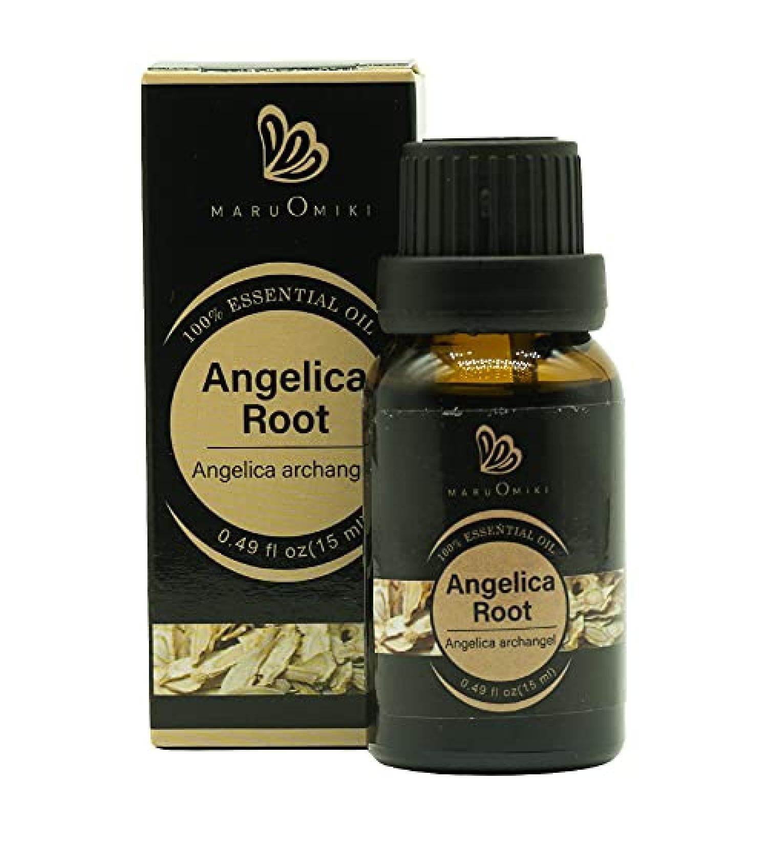 Angelica Root Essential Oil (100% Pure & Natural - Undiluted) - Perfect for Aromatherapy Relaxation Skin Therapy & More!15ml(0.49oz) - Buy Online on SooperMarket.com