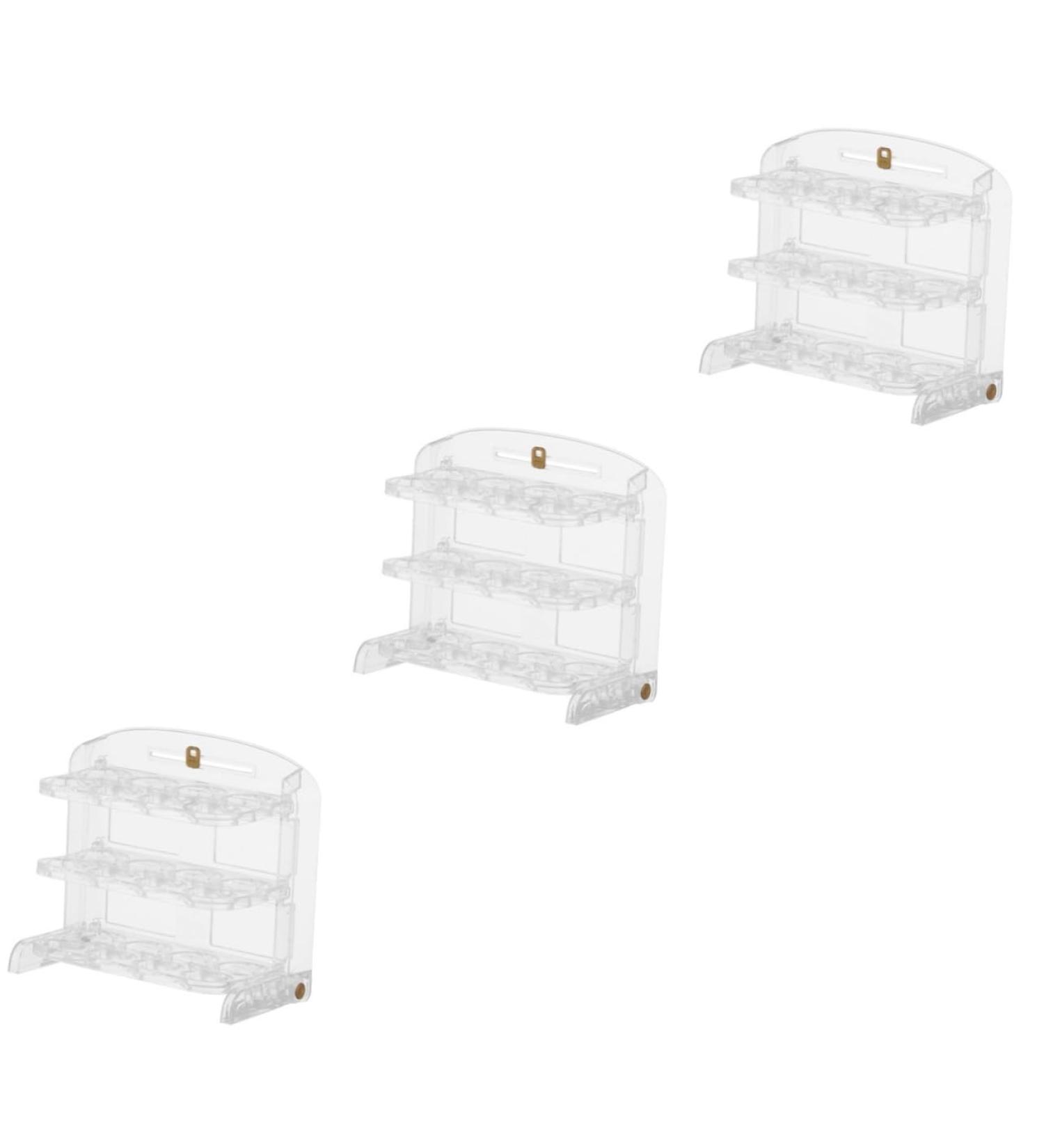 OSALADI Kitchen Accessories 3pcs Egg Storage Box Egg Holder for Fridge Eggs Egg Holder for re-usable - Buy Online on SooperMarket.com
