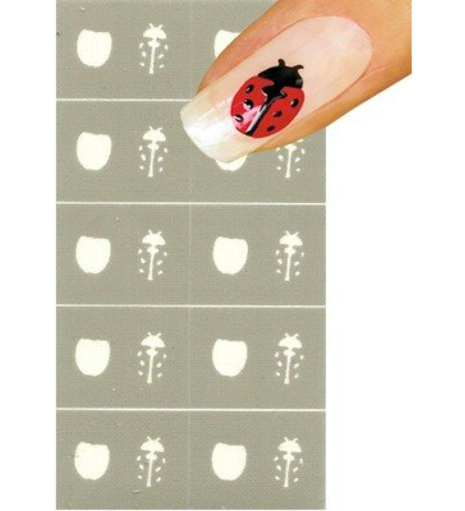 Magic Items Nail Art Nail Polish Stencil Nail Art #NDS0001