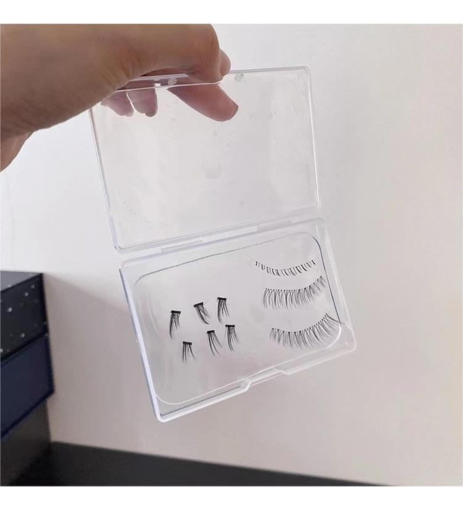 Portable Dust-Proof Transparent False Eyelash Adhesive Storage Box - Ideal for Travel & Daily Use - Buy Online on SooperMarket.com