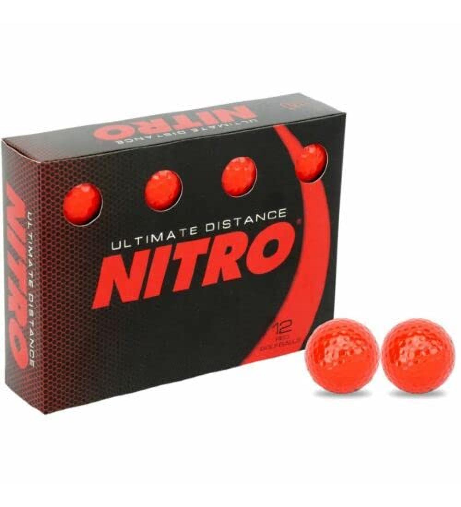 Nitro Ultimate Distance 15 Pack Red Golf Balls