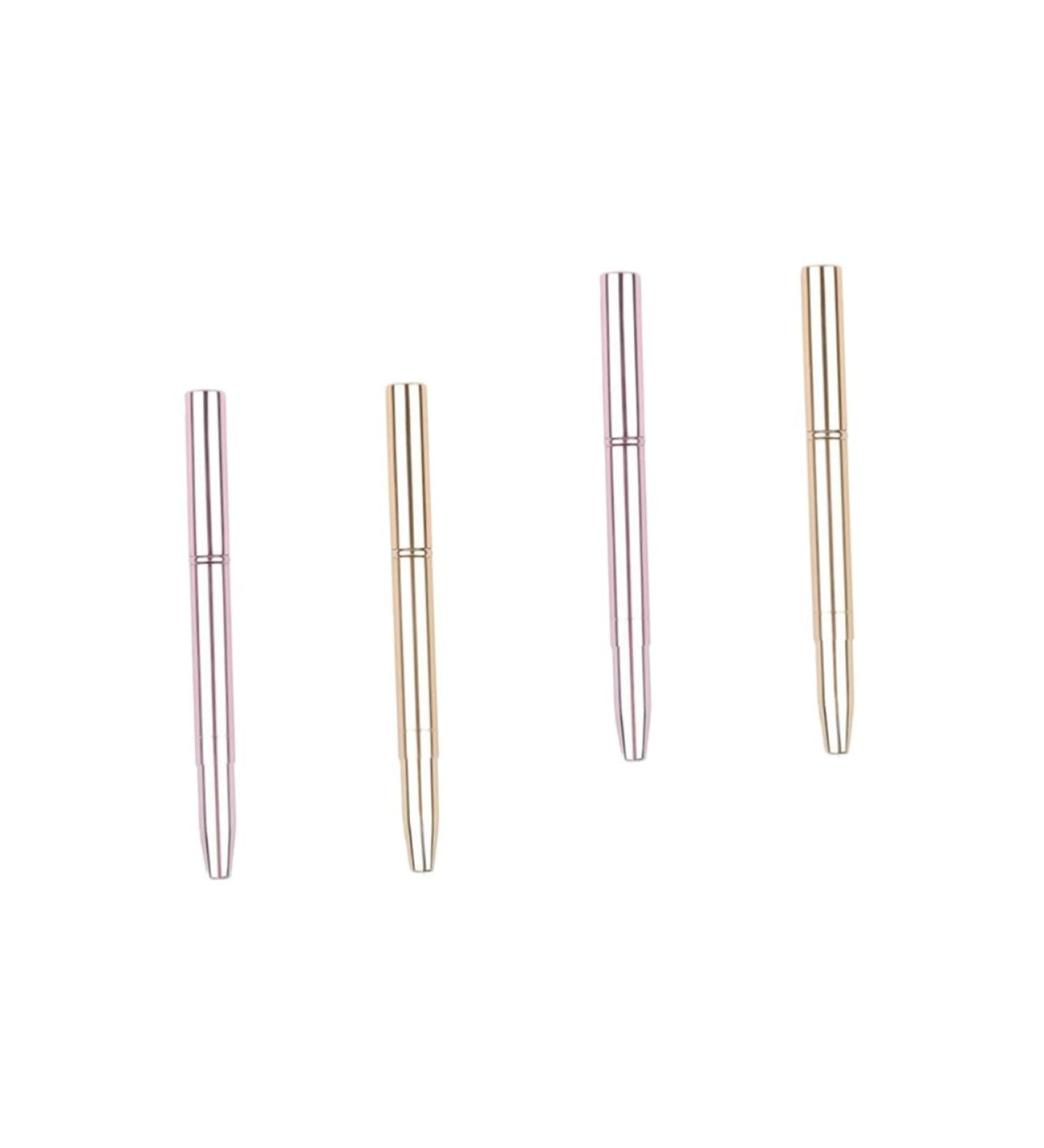 NOLITOY Double Ended Lip Brush Set - 4 Pcs Makeup Brushes for Women - Essential Concealer & Lipstick Tools - Assorted Colors - Buy Online on SooperMarket.com