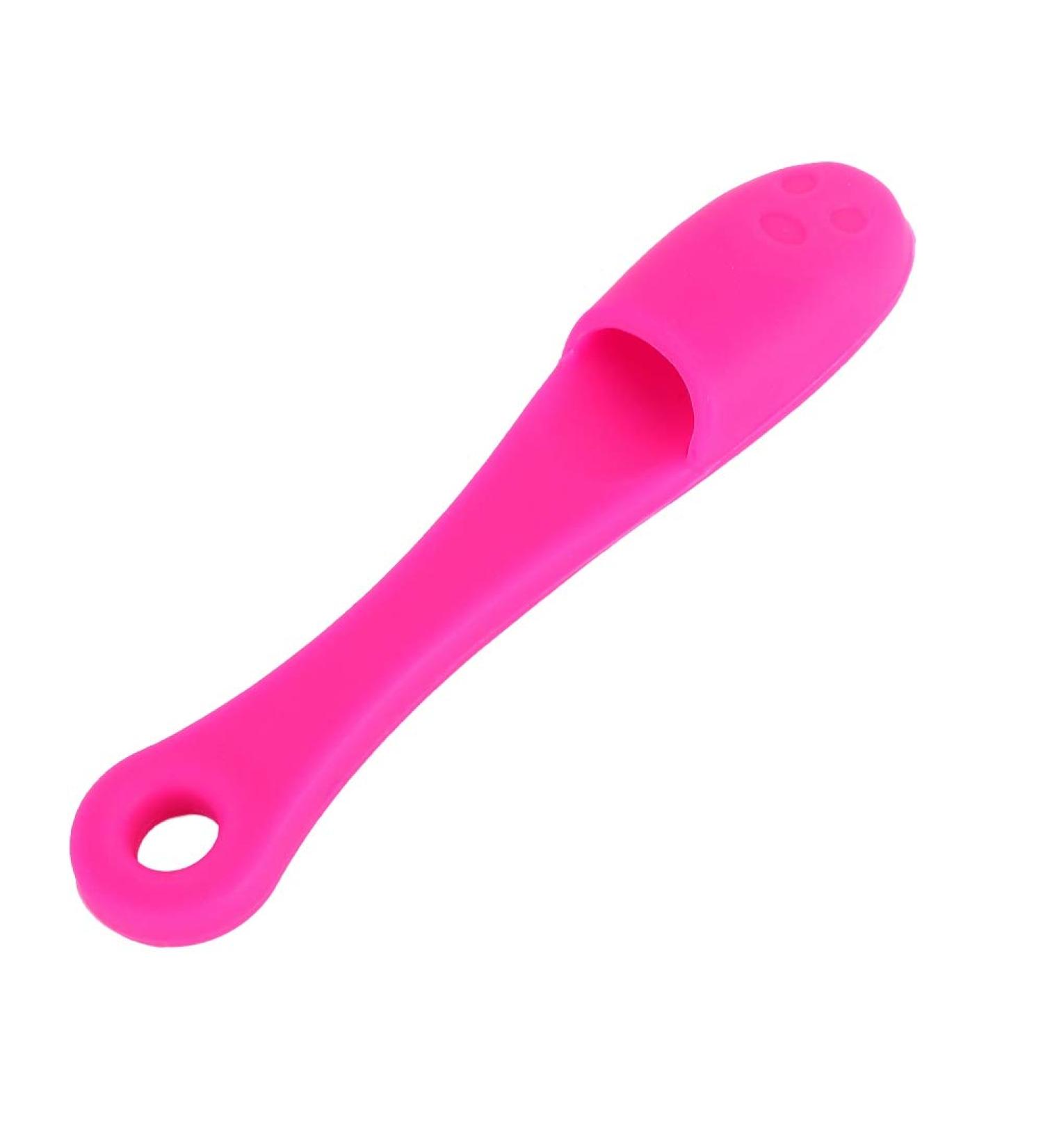 Silicone Face Cleansing Brush - Blackhead Removal & Pore Cleaner | Dark Rose Red Massage Tool - Buy Online on SooperMarket.com