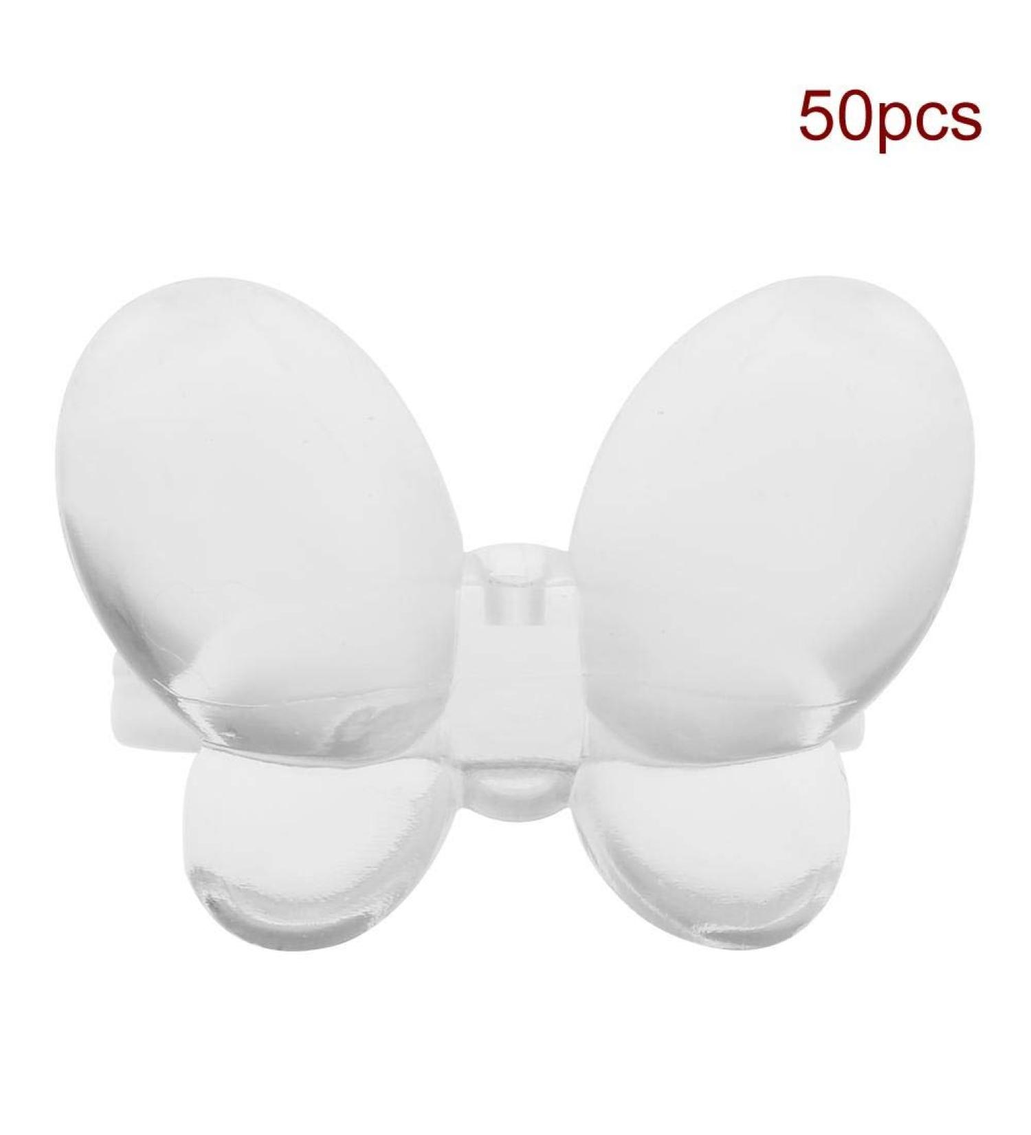 Nail Card Rings - Dekaim 50pcs Flower/Butterfly Gel Color Display Tool Set (01#Butterfly + Clear) - International Shipping Available - Buy Online on SooperMarket.com