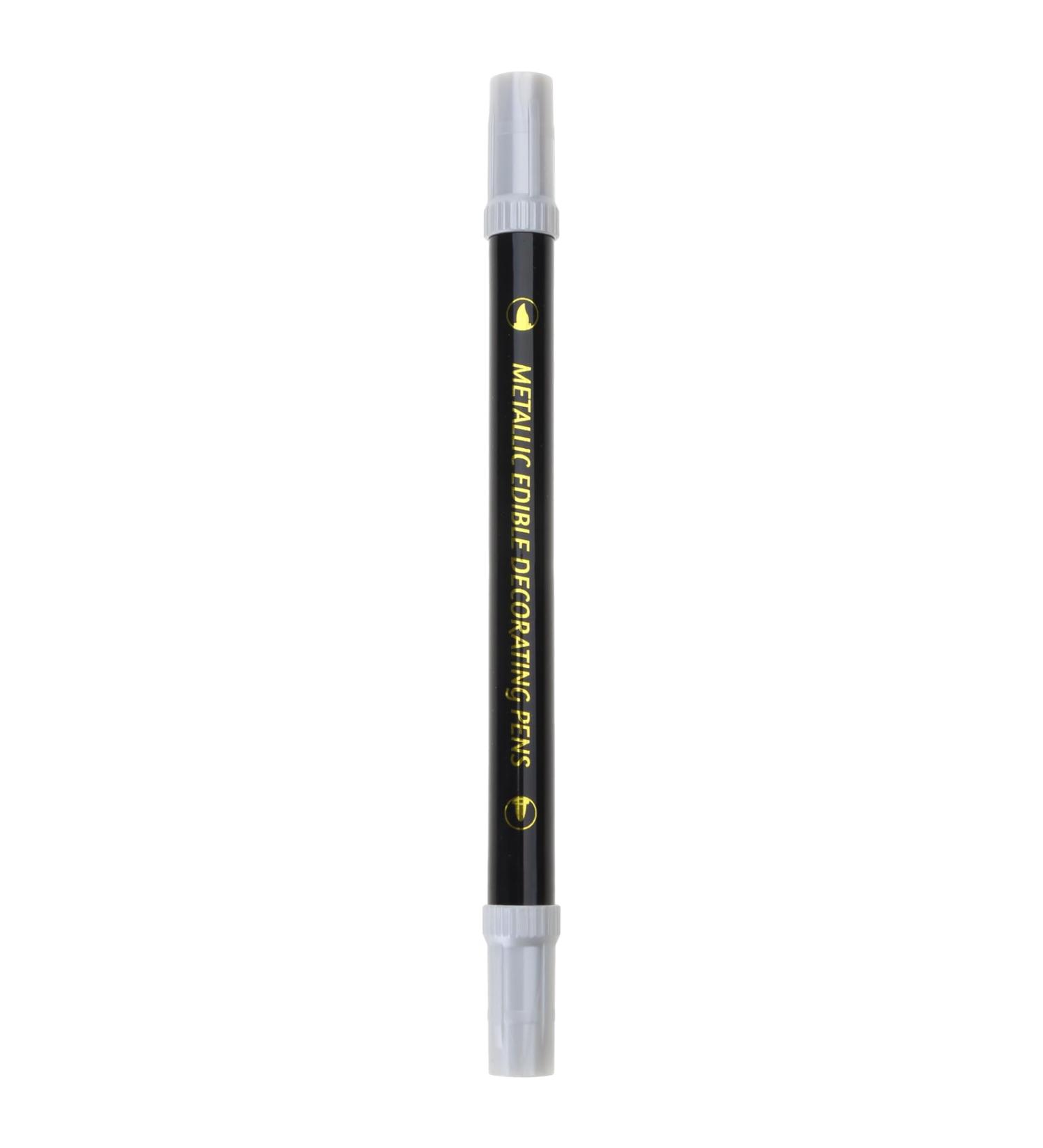 Food Coloring Pens Color Double Sided Edible Food Coloring Marker with Fine and Thick Tip Food Grade Marker Silver - Buy Online on SooperMarket.com