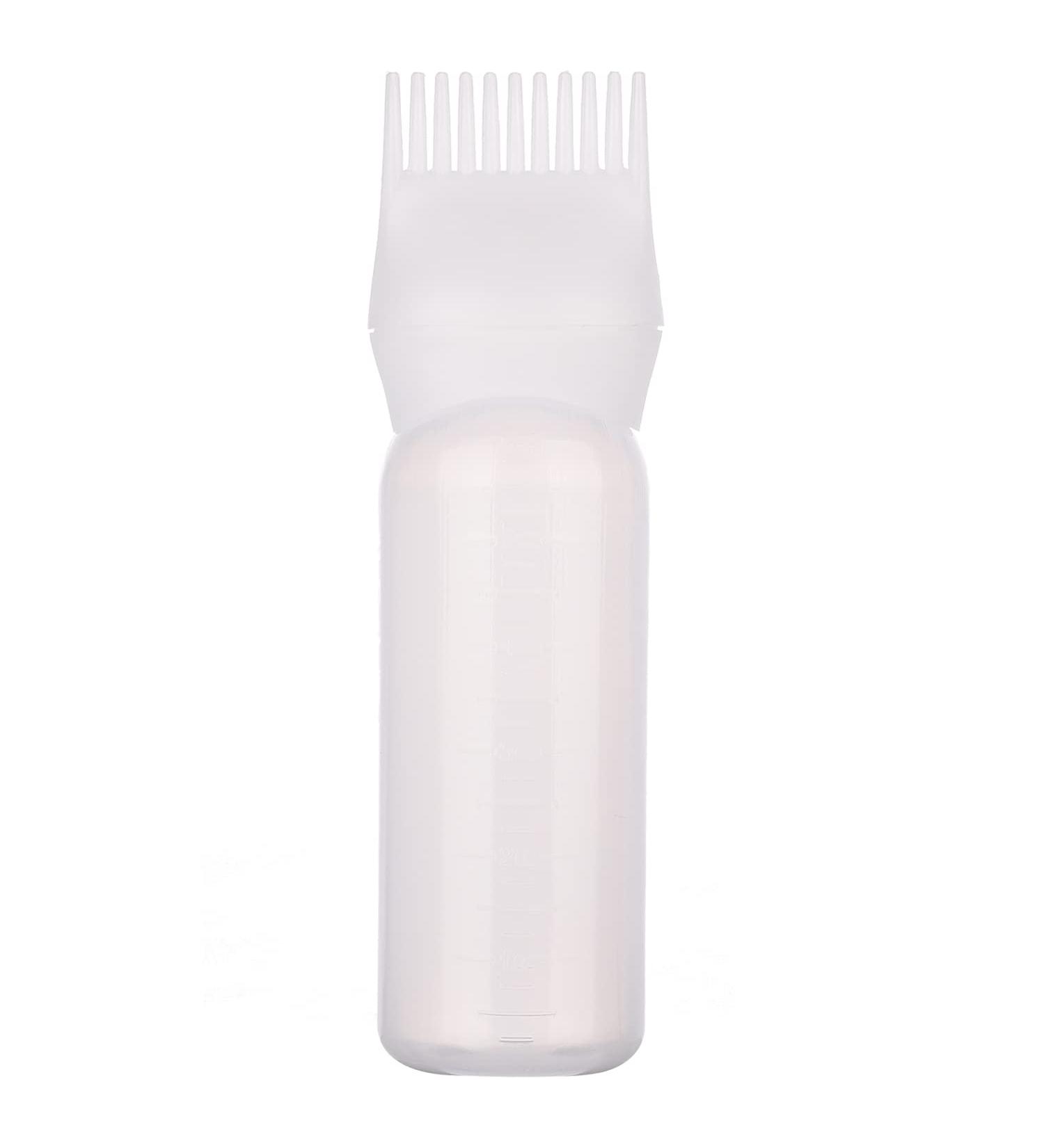 UNVOJL Hair Dye Brush Bottle Hair Root Comb Applicator Bottles Hair Dye Tools Applicator Brush BottlesÂ for Salon (White) - Buy Online on SooperMarket.com