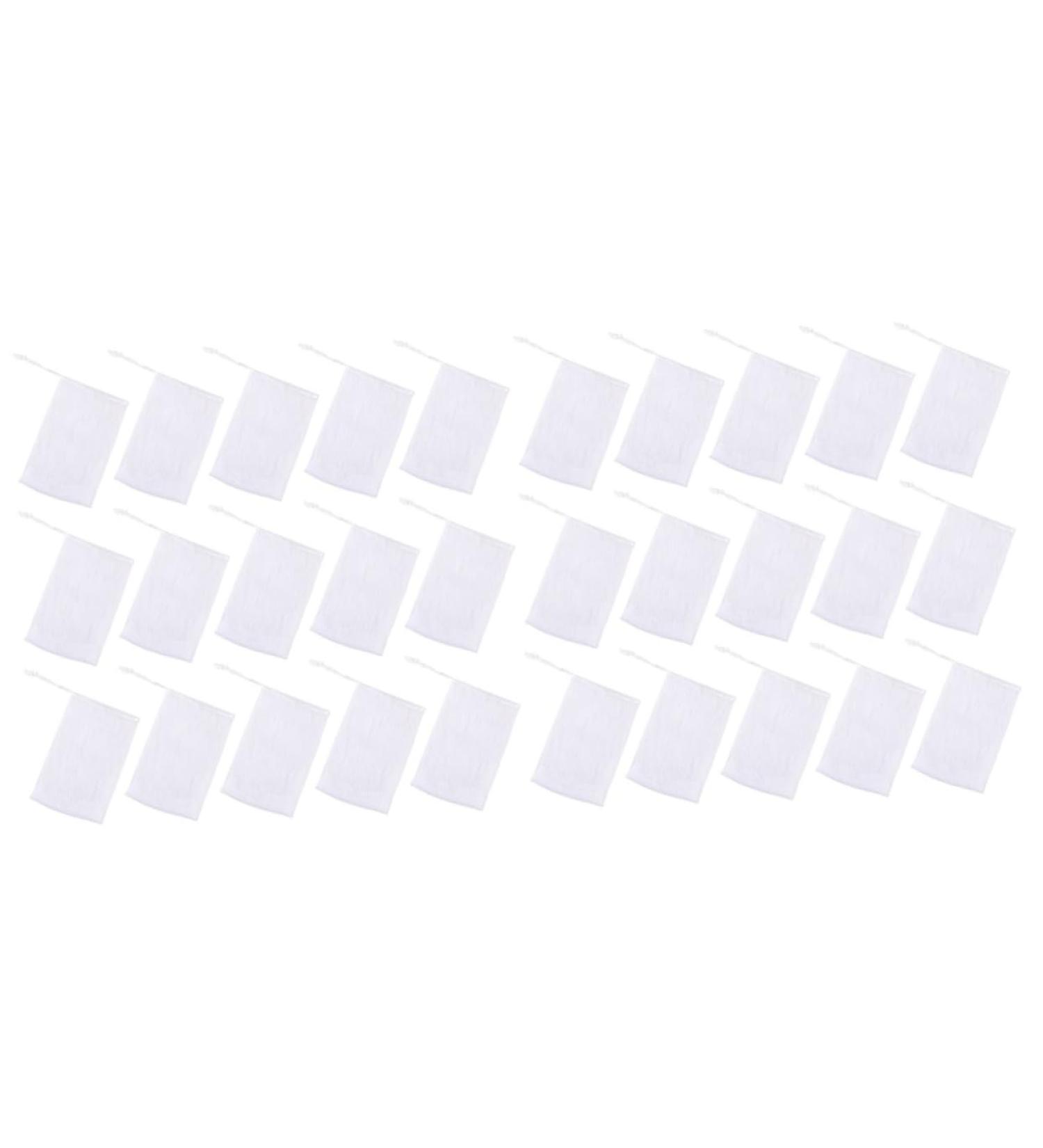 BELLIFFY 100 Pcs Soap Foam Net Foaming Nets Bar Soap Saver Pouch Foam Exfoliating White or - Buy Online on SooperMarket.com